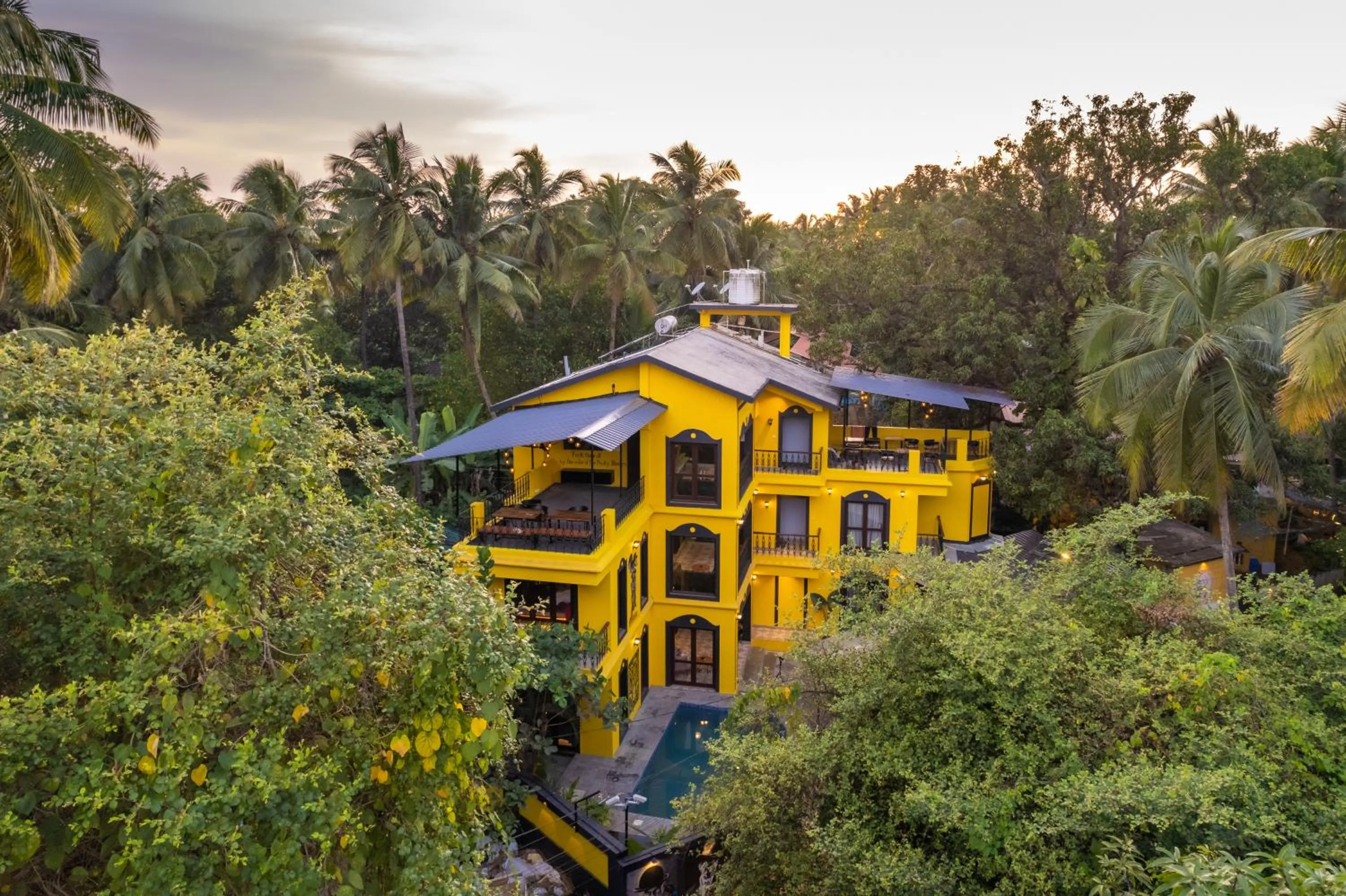 Bird's eye view in Whoopers Boutique Hotel, Anjuna