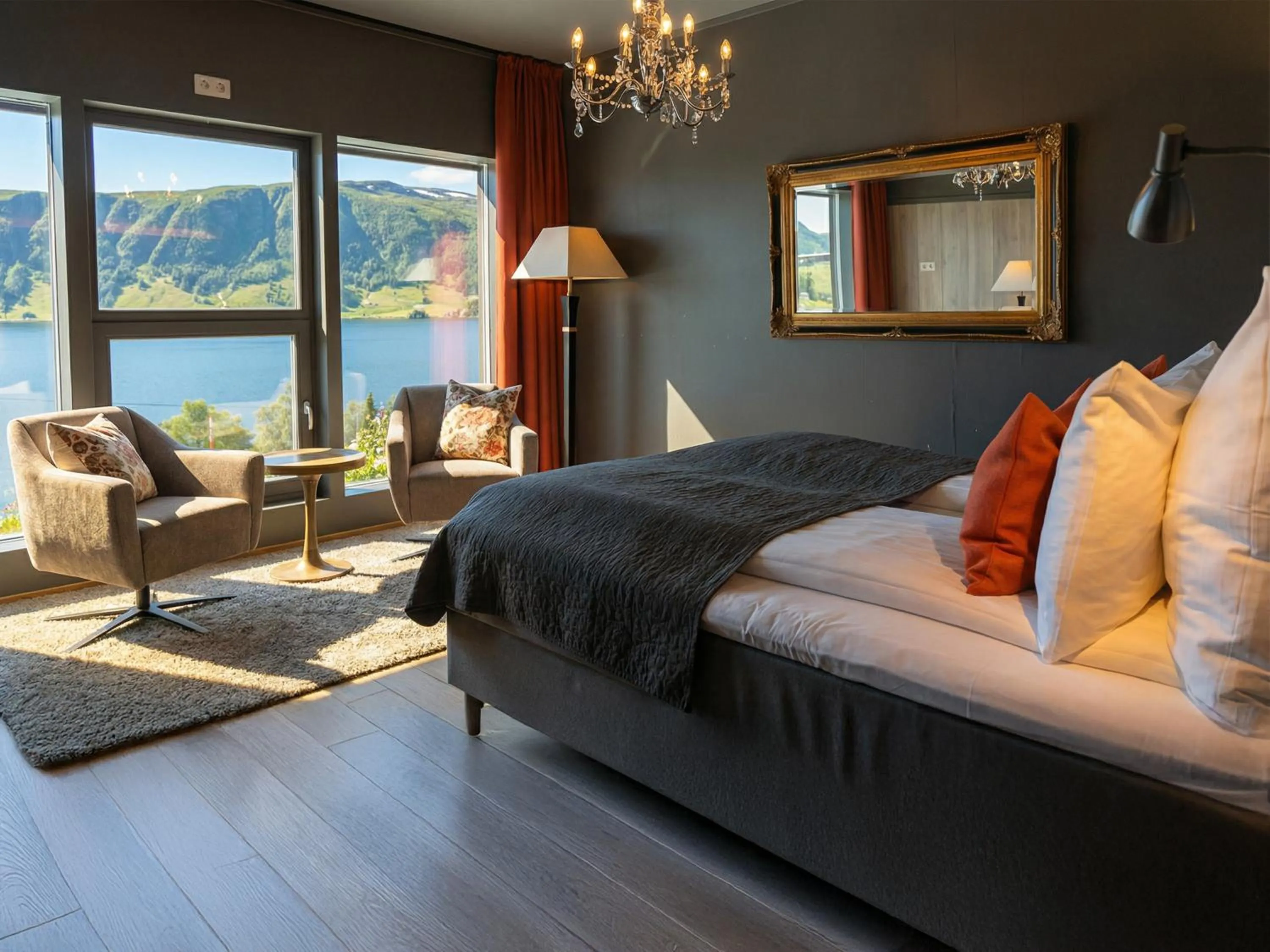 Bedroom in Arctic Panorama Lodge