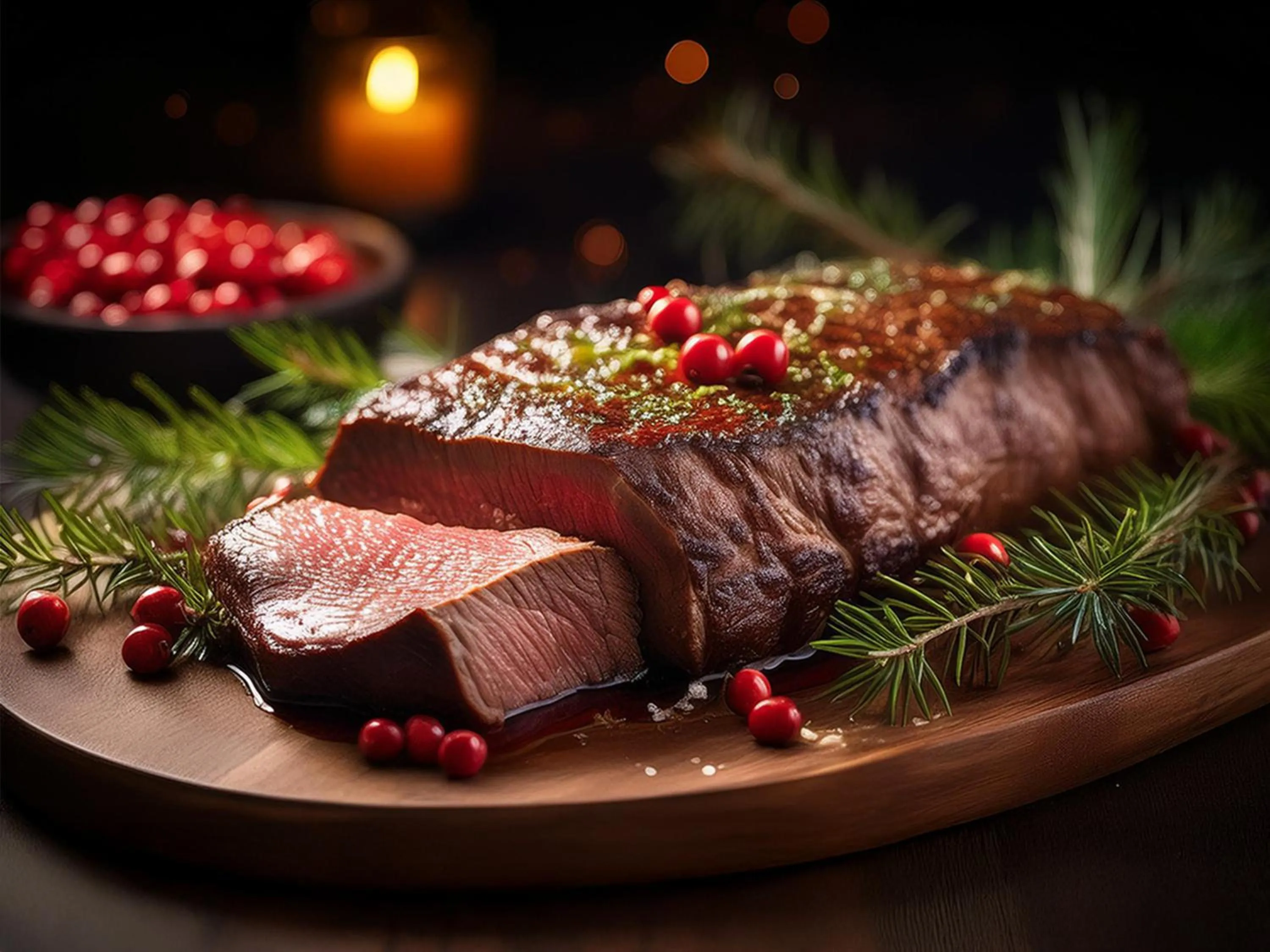 Food close-up in Arctic Panorama Lodge