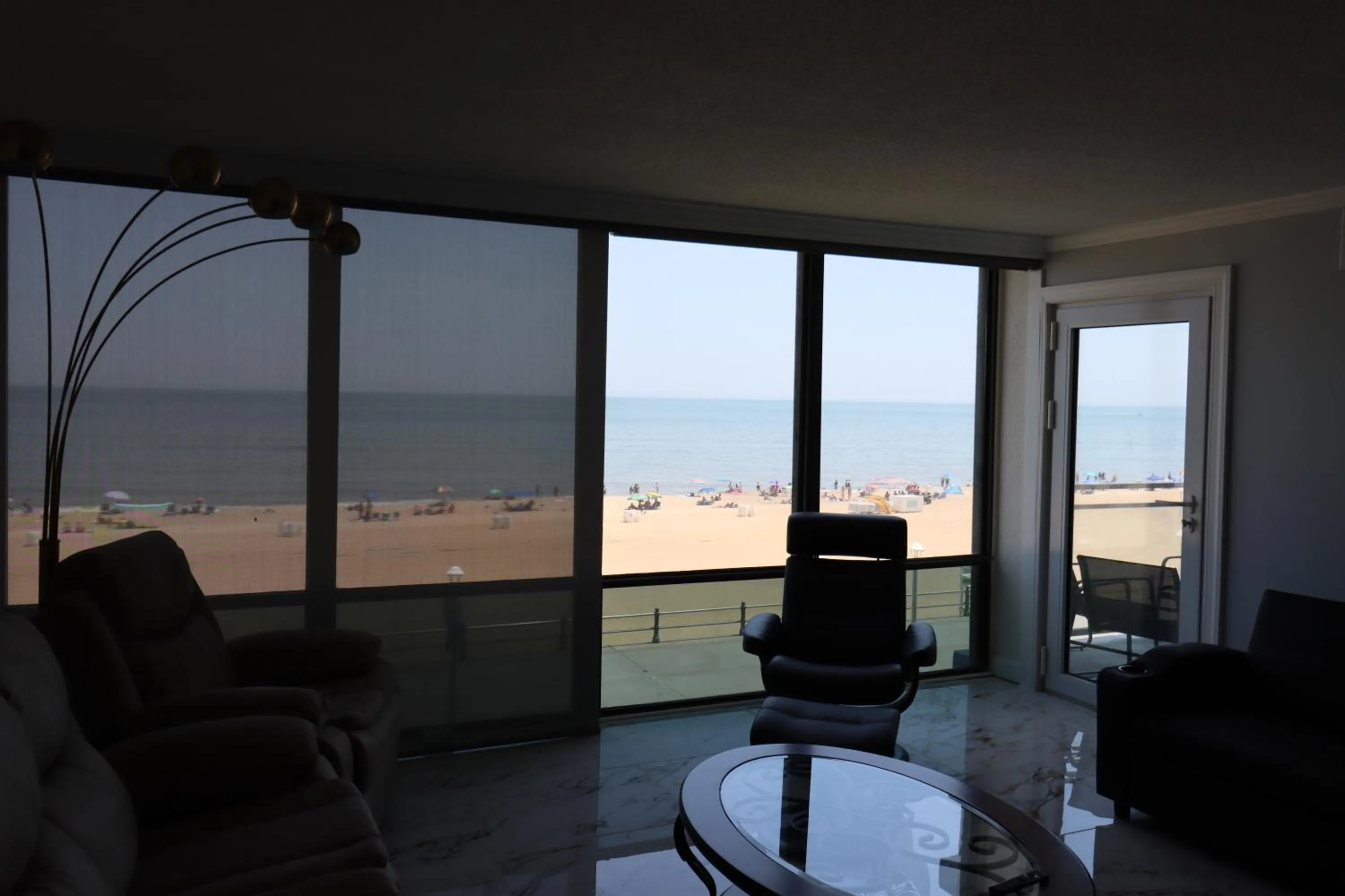 Living room in Beach Luxury Oceanfront