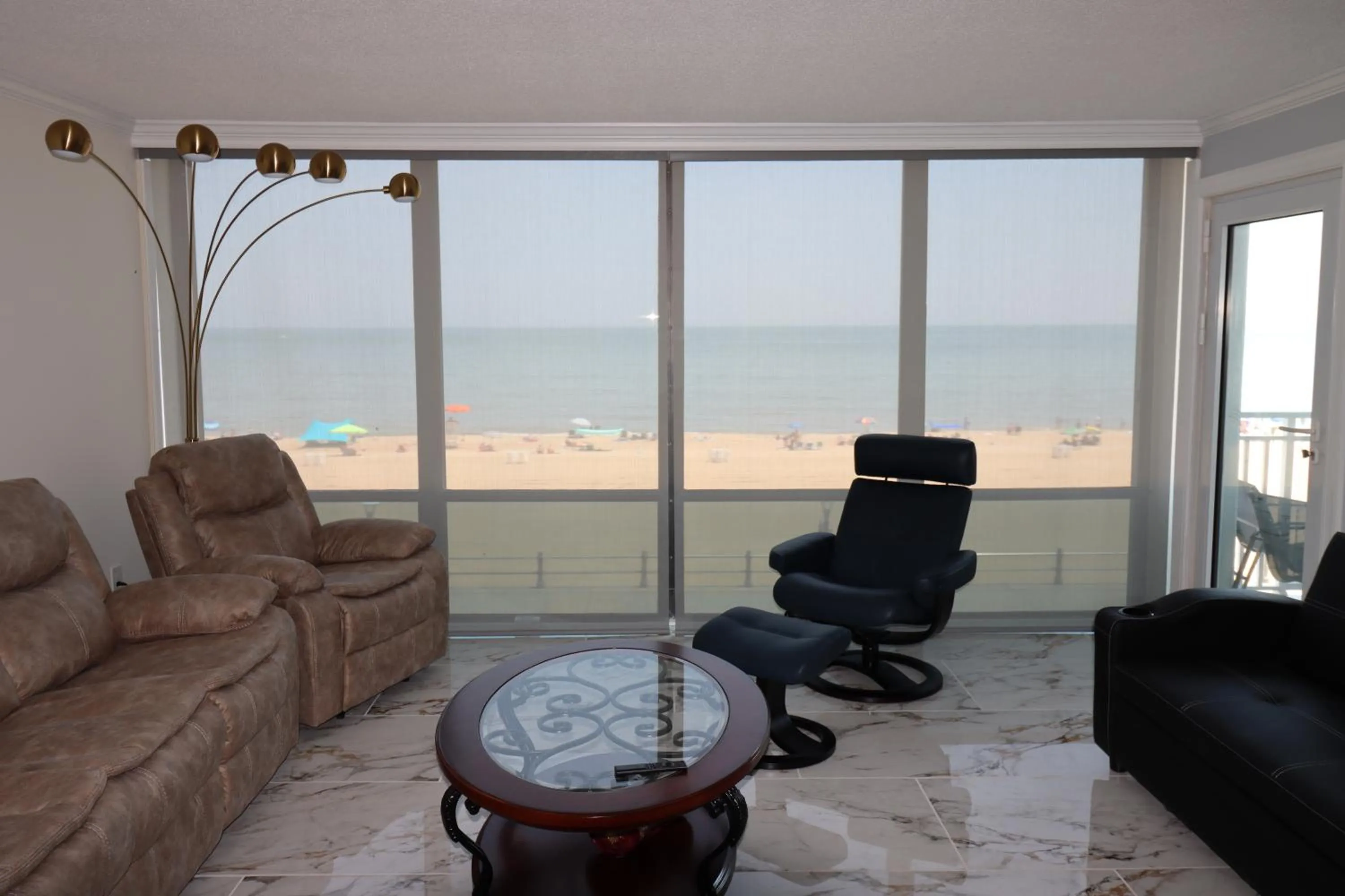 Living room in Beach Luxury Oceanfront