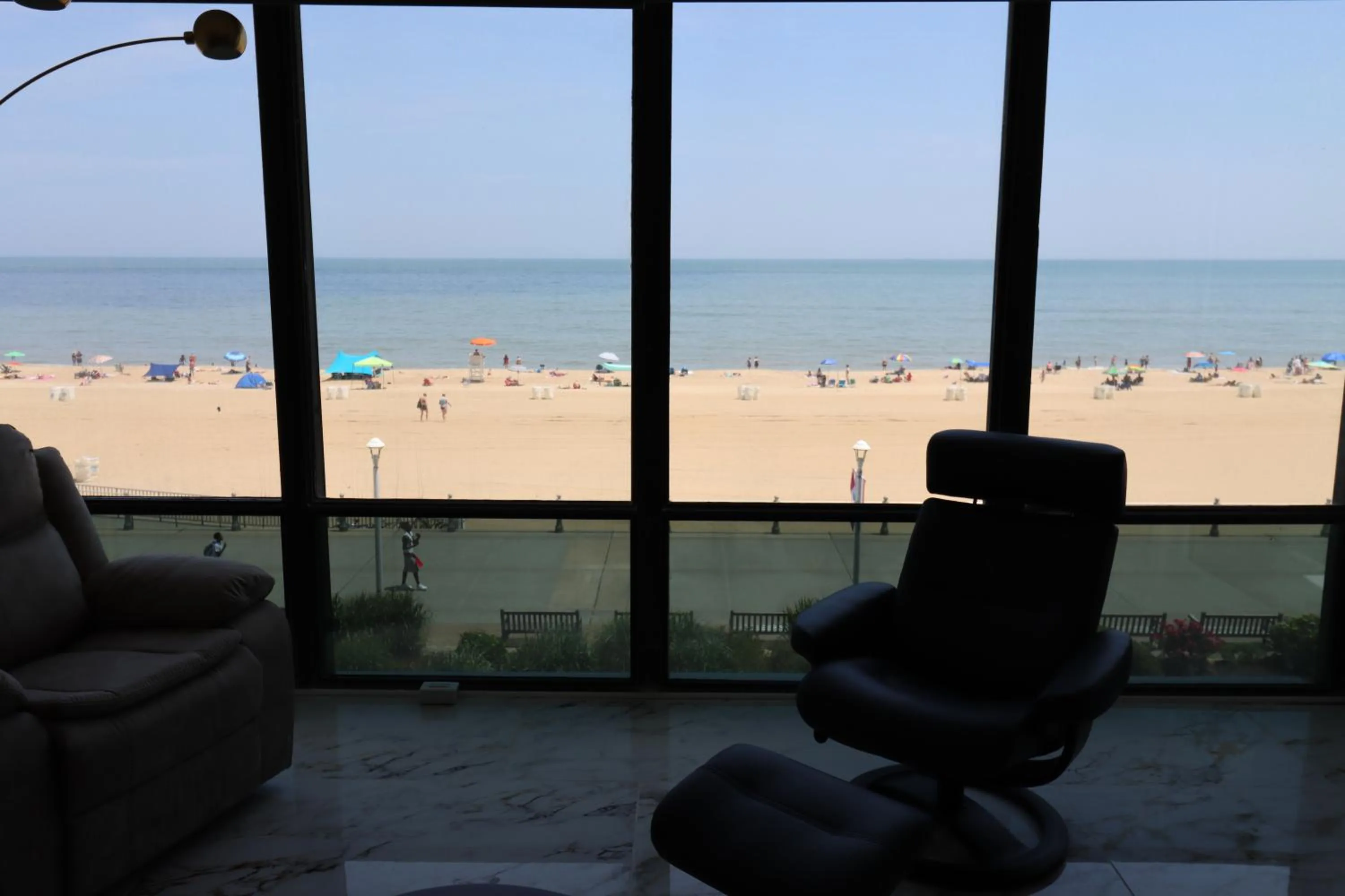 Living room in Beach Luxury Oceanfront