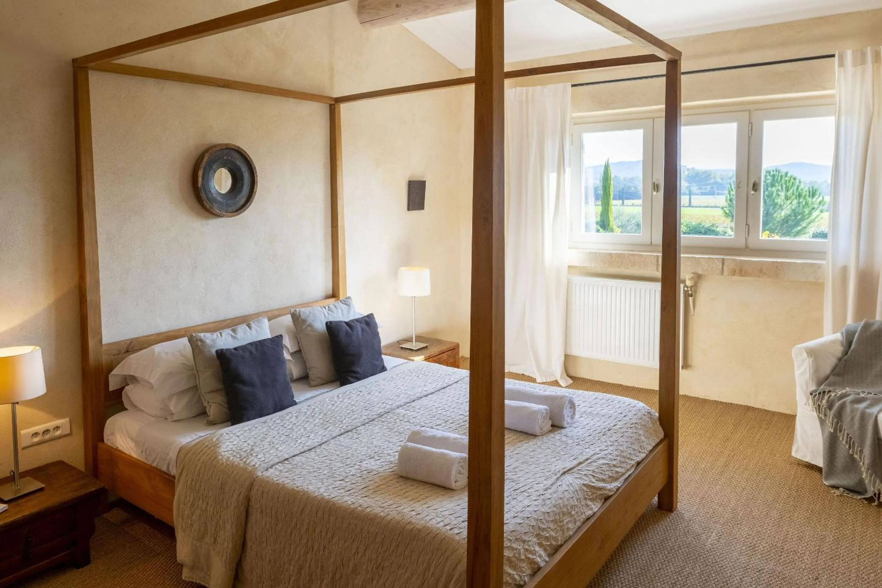 Bedroom, Bed in Mas De Rosemarie