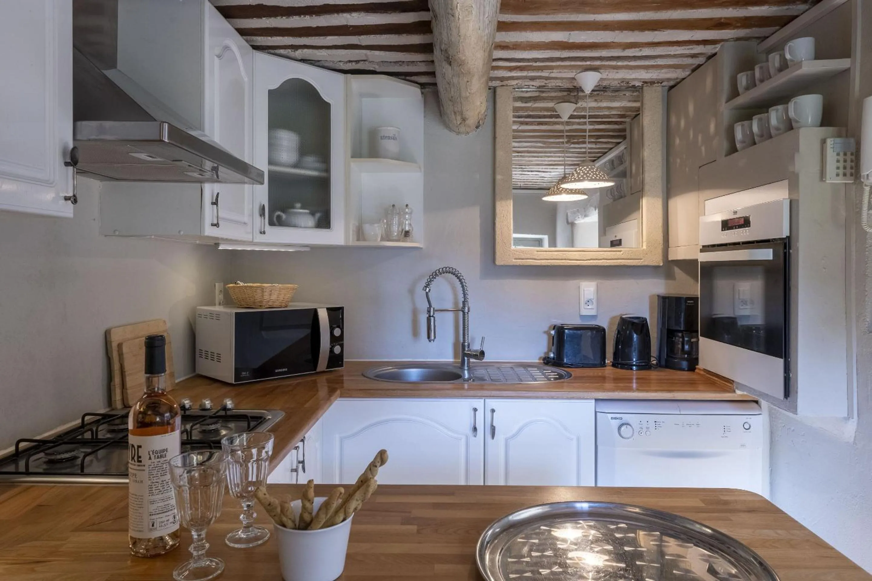 Kitchen or kitchenette in Mas De Rosemarie