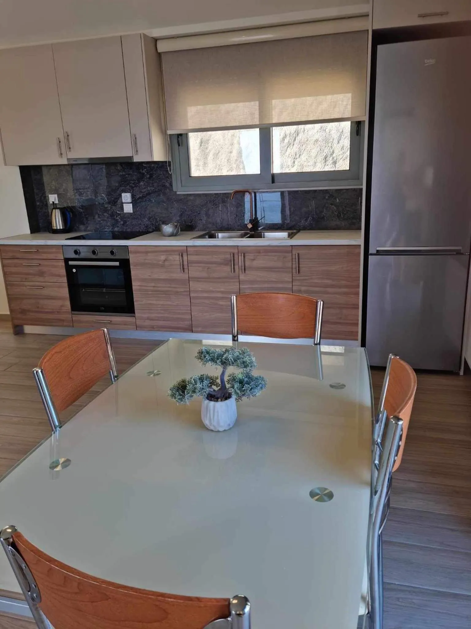 Kitchen or kitchenette in Giannis Village Resort