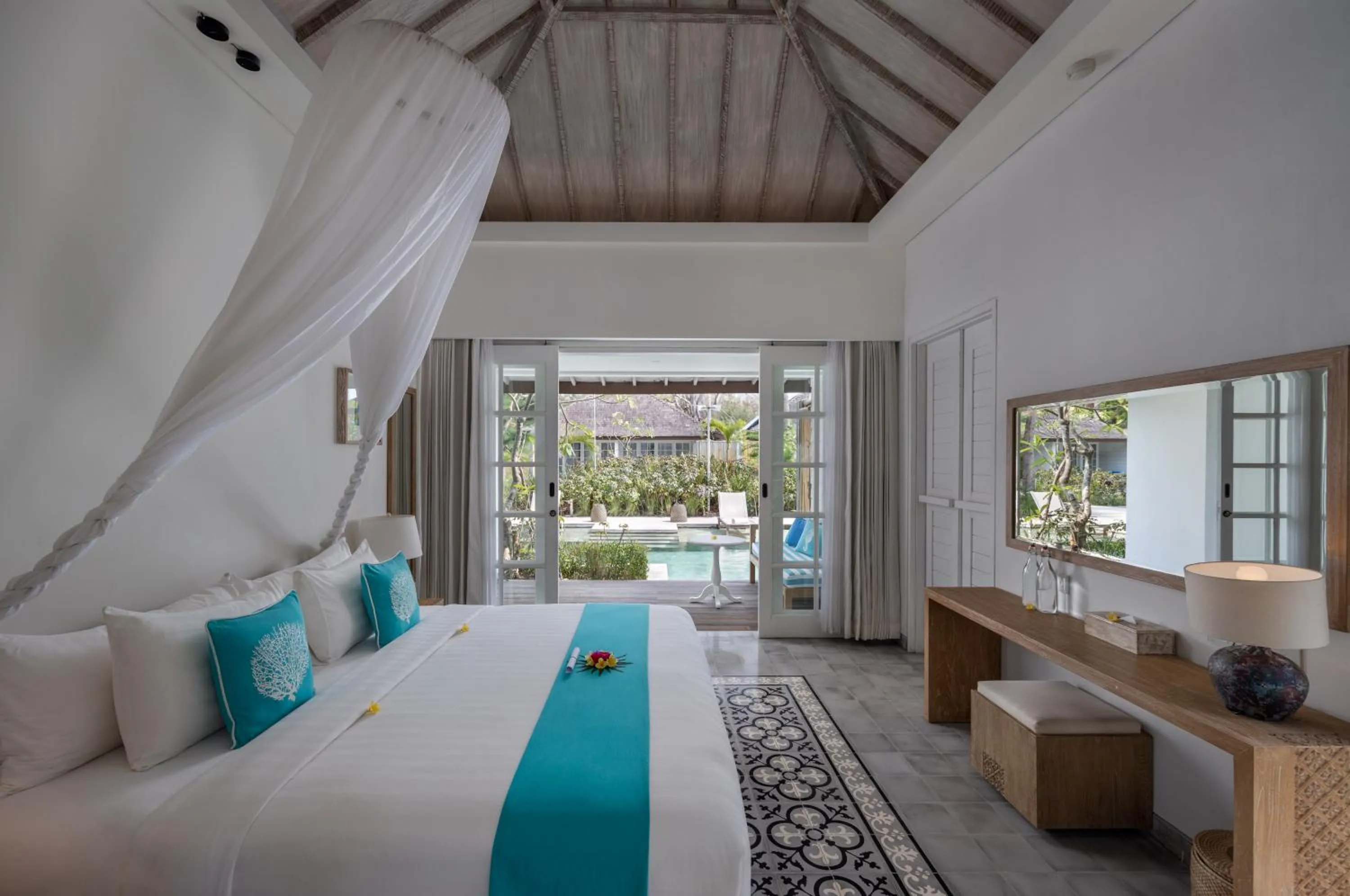 Bedroom, Bed in Kardia Resort Gili Trawangan A Pramana Experience
