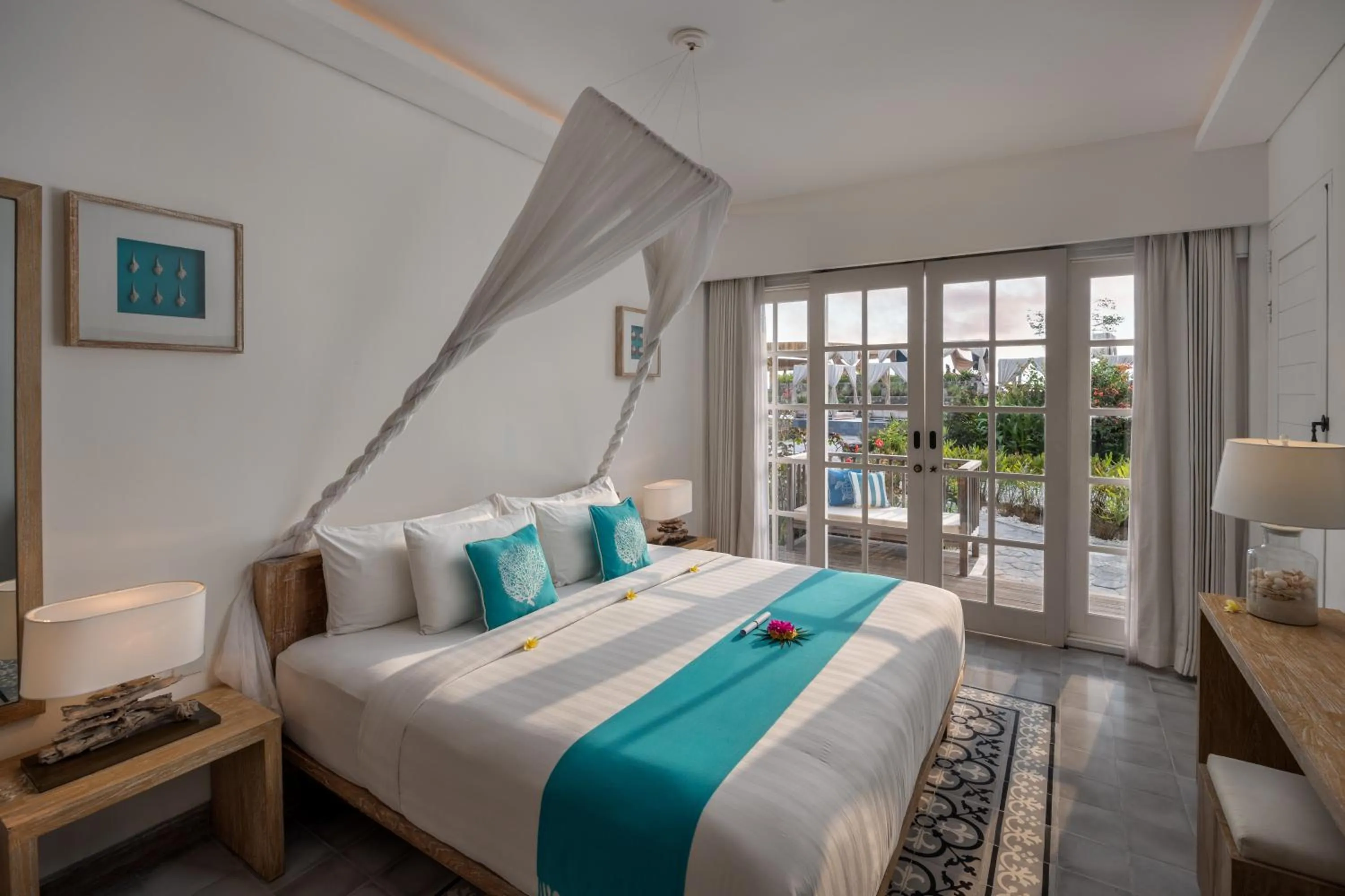 Bed in Kardia Resort Gili Trawangan A Pramana Experience