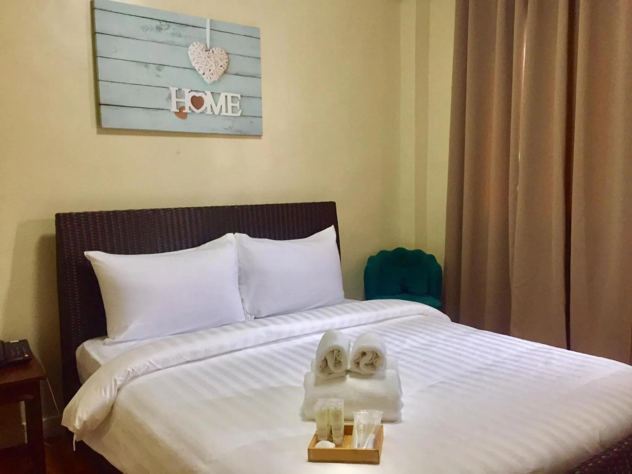 Bed in La Presca Hotel