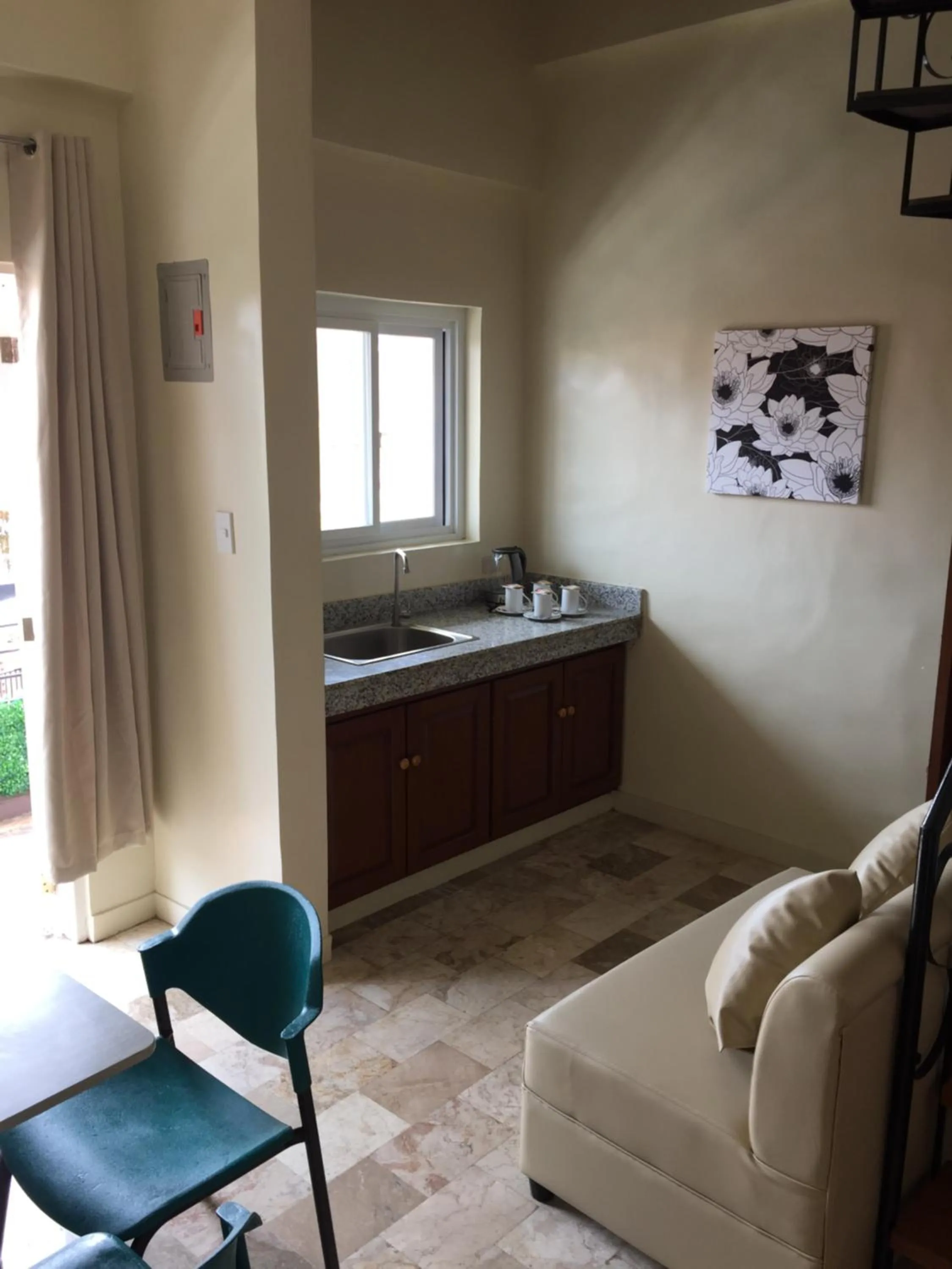 Living room in La Presca Hotel