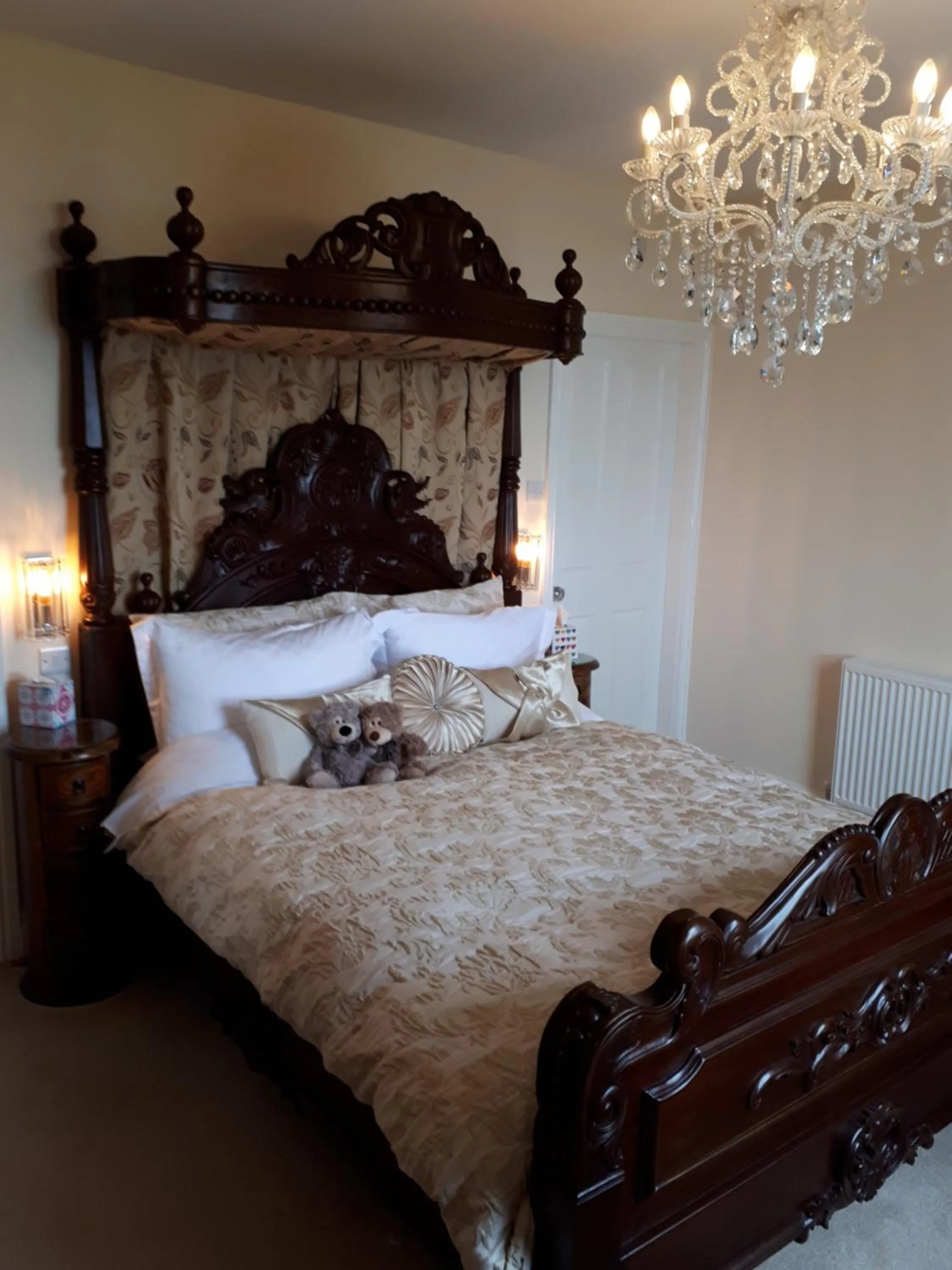 Bed in Min y Don Guest House