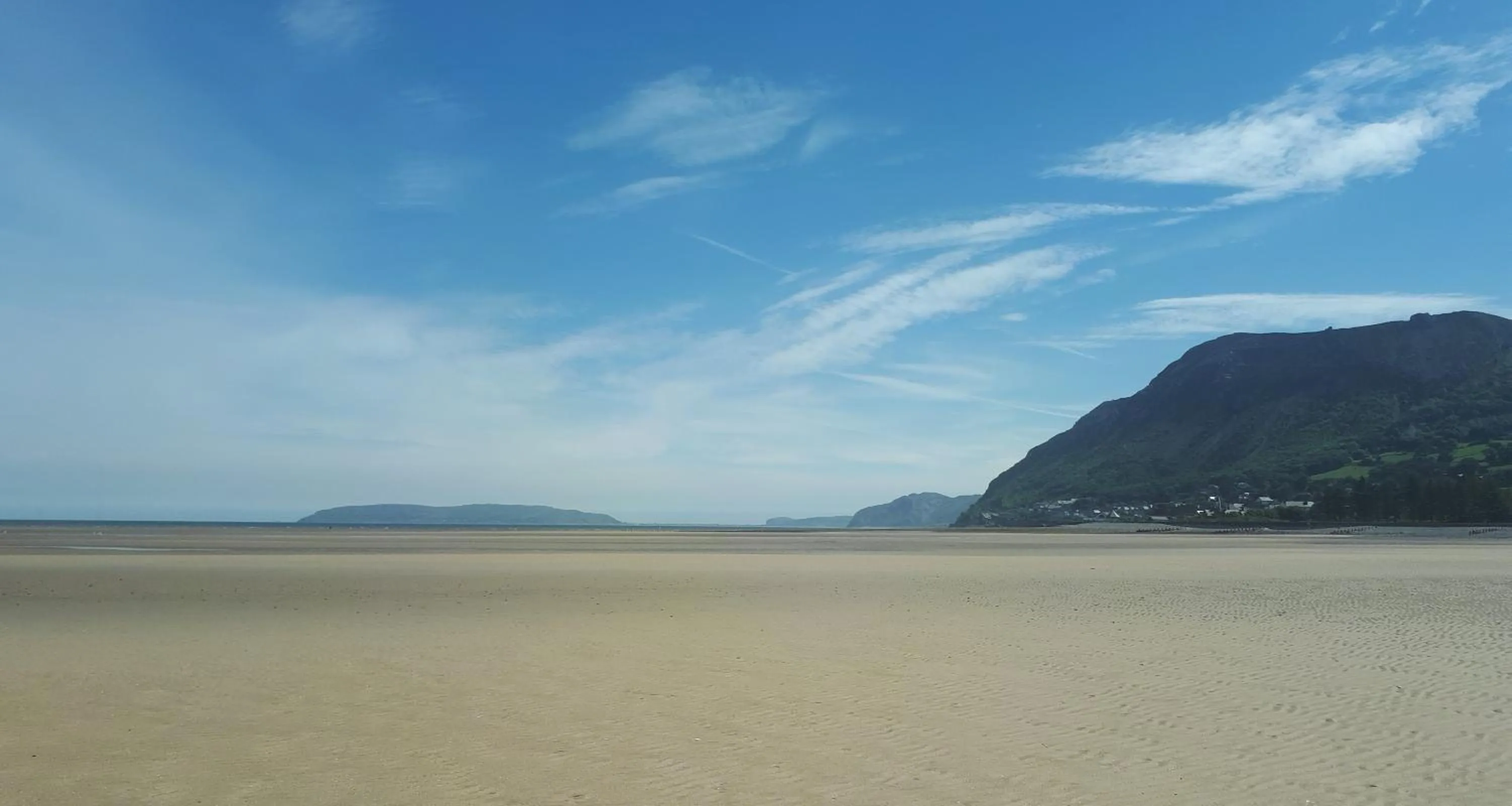 Beach in Min y Don Guest House