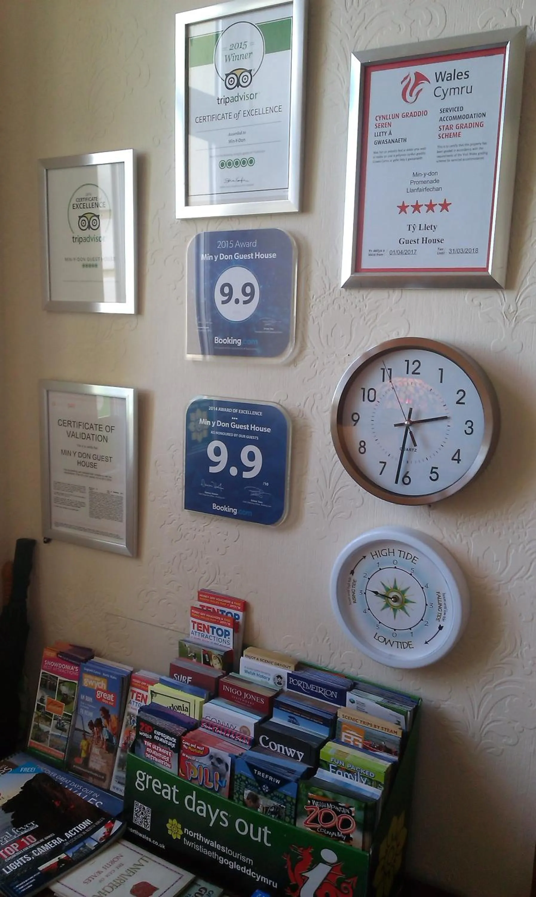 Facade/entrance in Min y Don Guest House