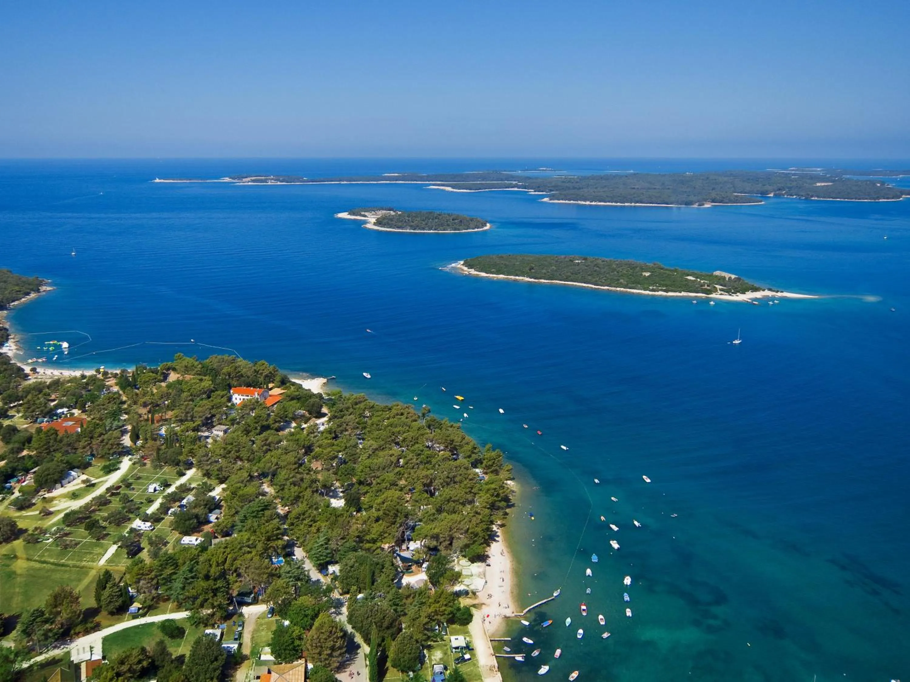 Bird's eye view in Happy Camp Mobile Homes in Brioni Sunny Camping