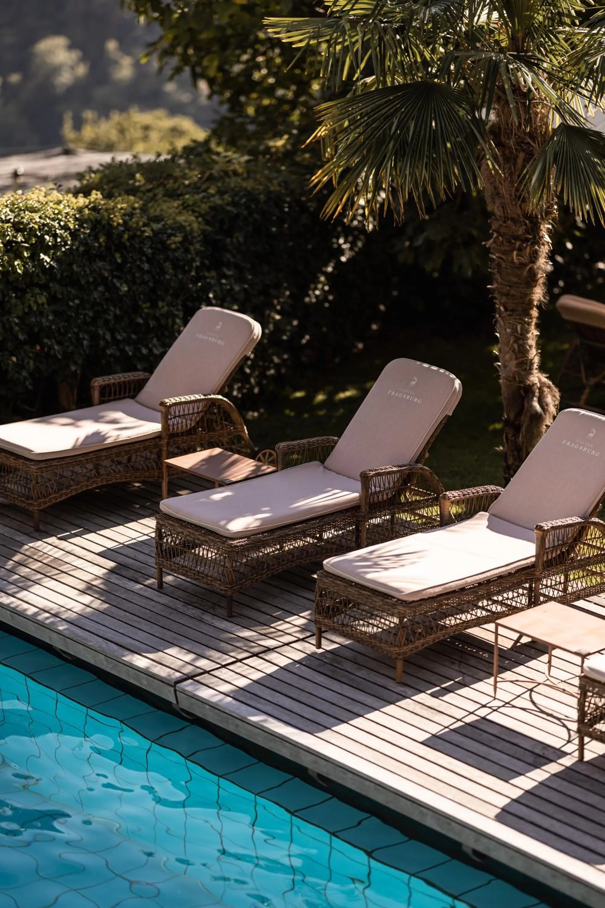 Swimming pool in Relais & Chateaux Hotel Castel Fragsburg