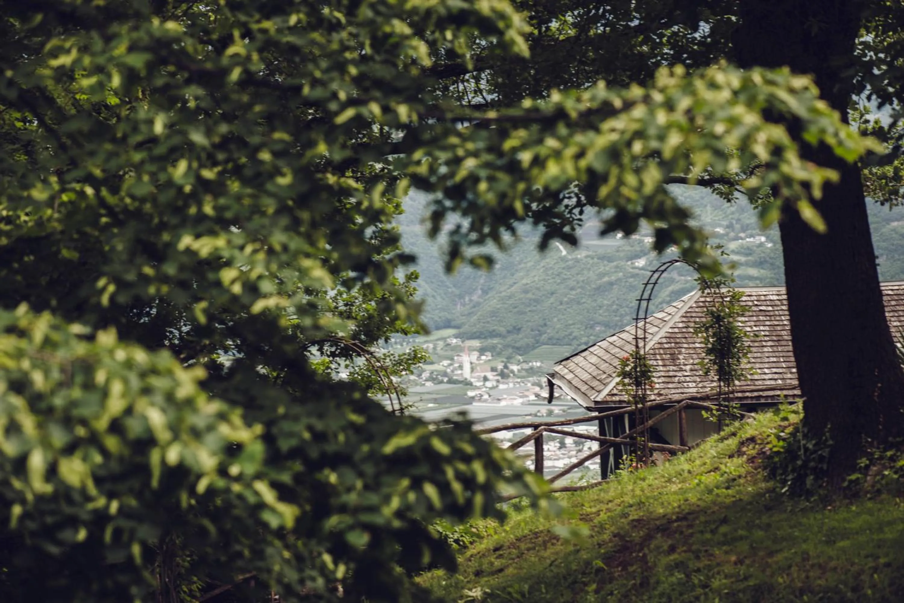 Garden in Relais & Chateaux Hotel Castel Fragsburg