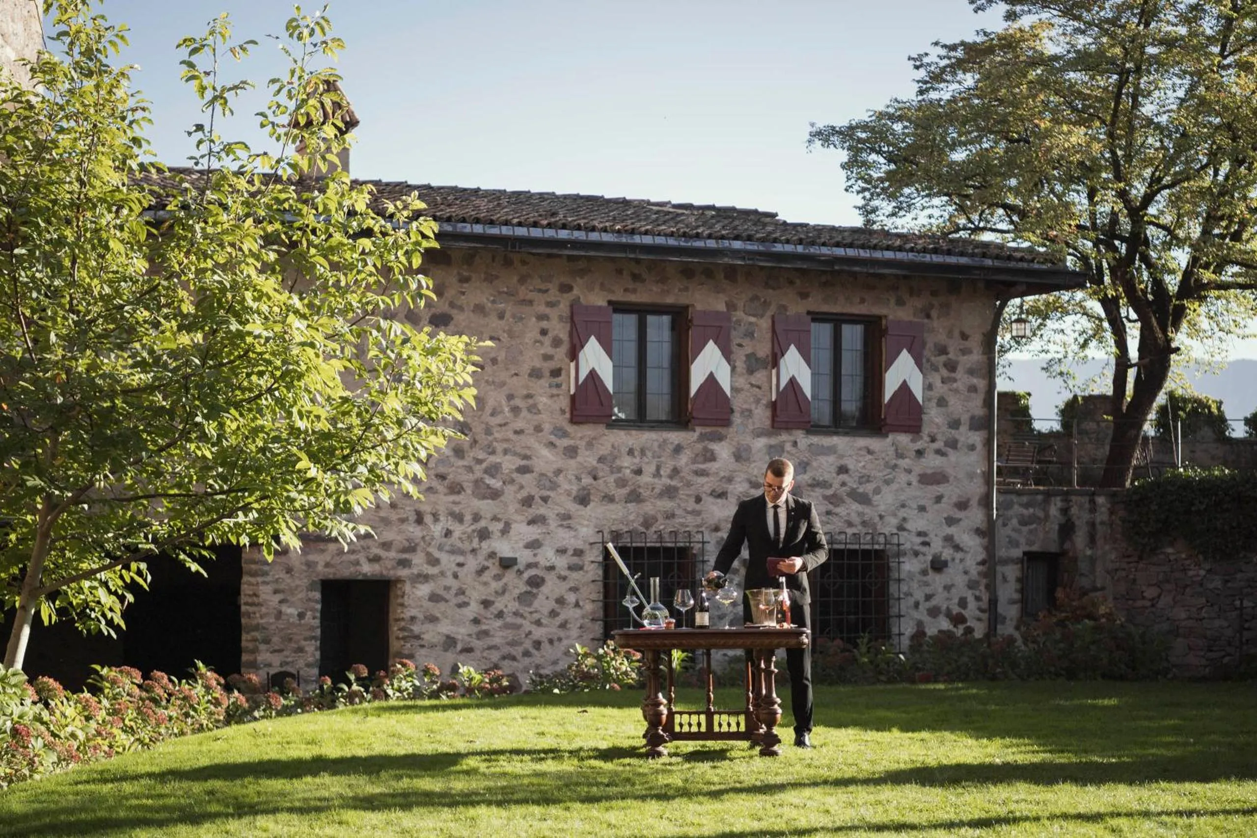 Property building in Relais & Chateaux Hotel Castel Fragsburg