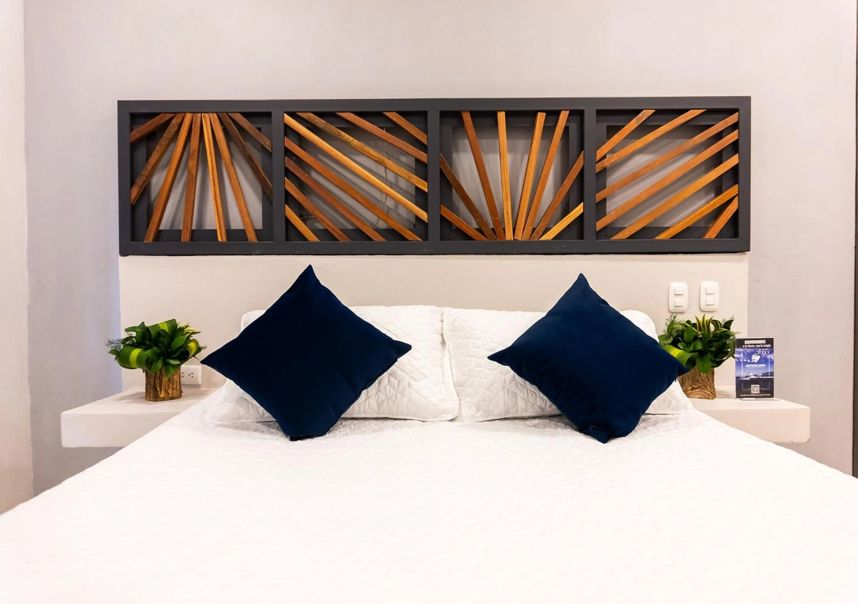 Bed in The Garden Suites