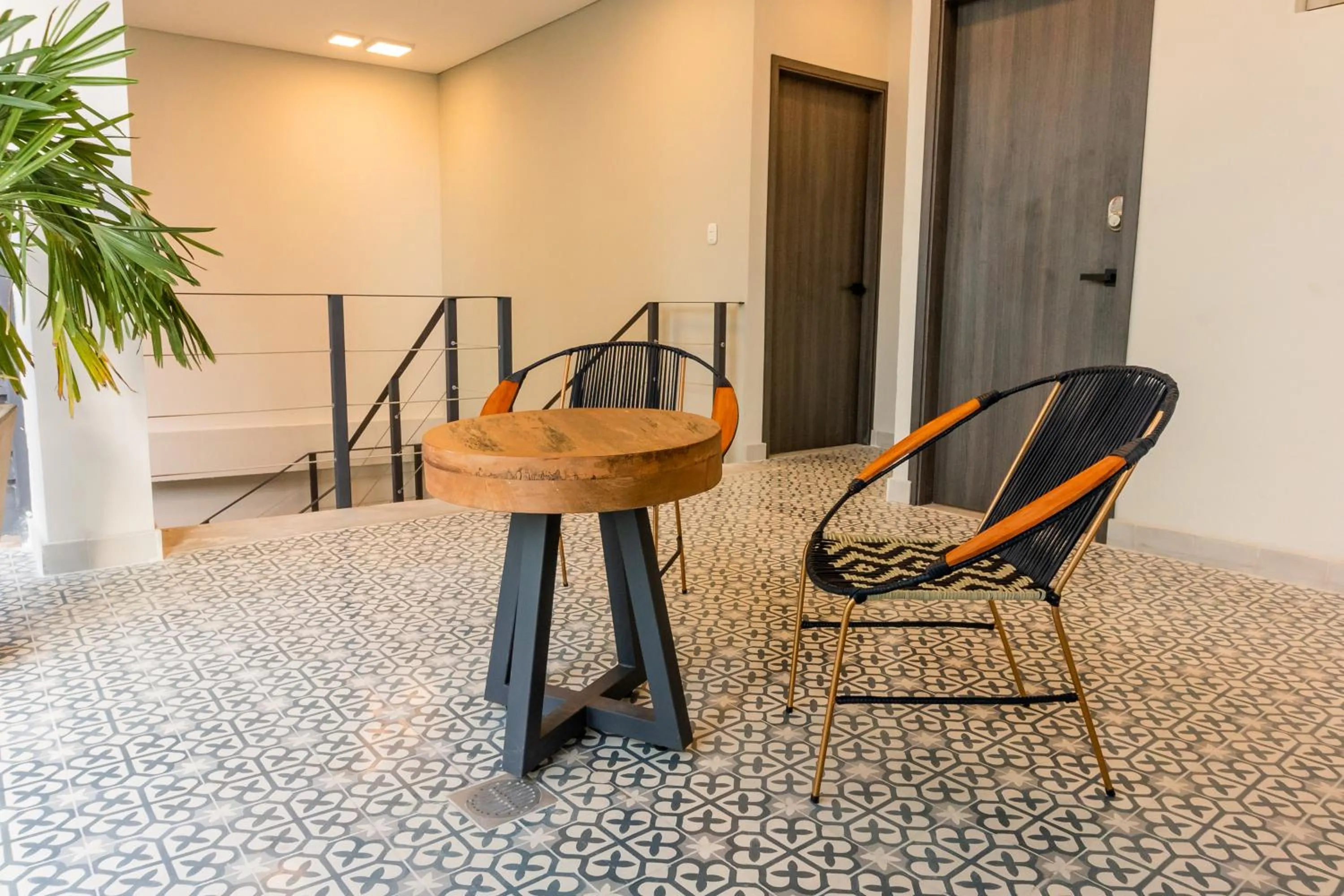 Seating area in The Garden Suites