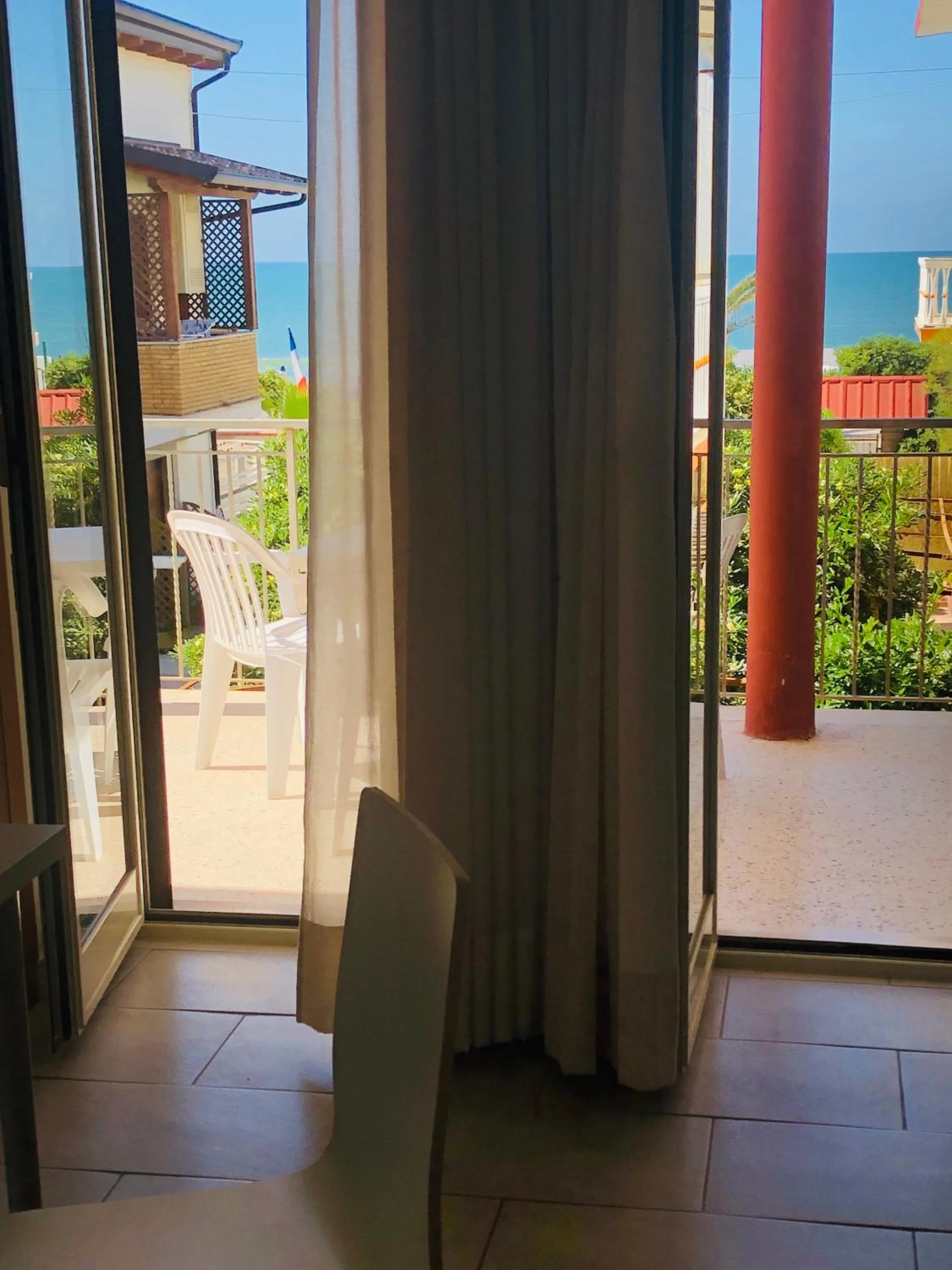 Sea view in Hotel La Rosetta Scauri