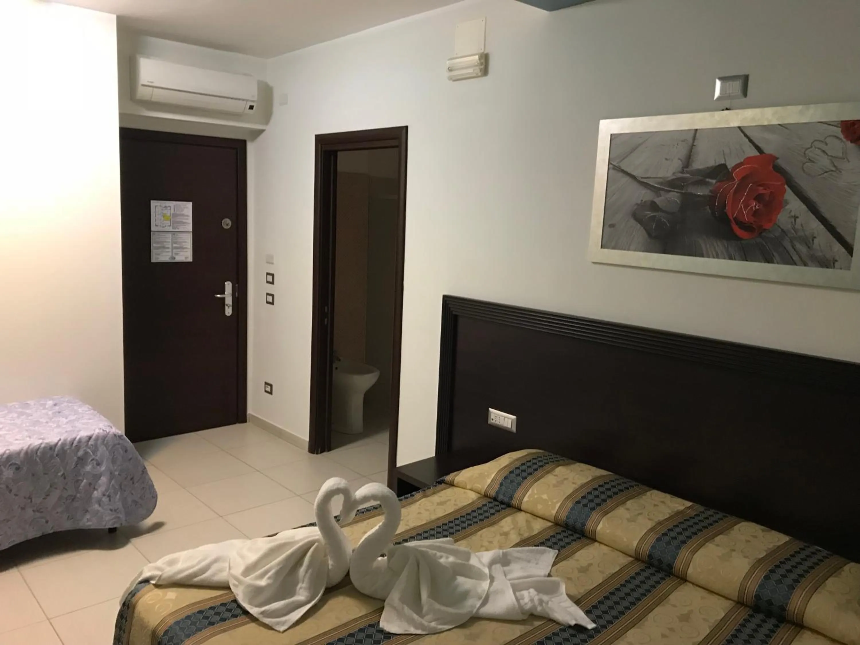 Bed in Hotel La Rosetta Scauri