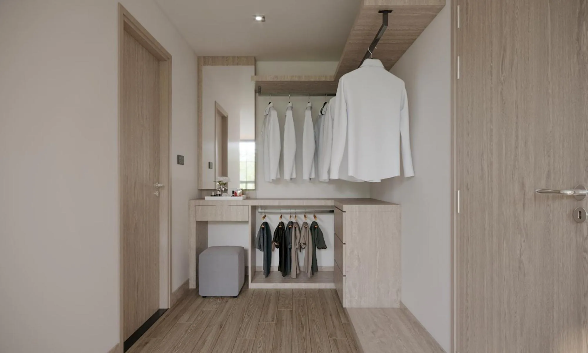 wardrobe in Leon Lasalle Hotel and Residences