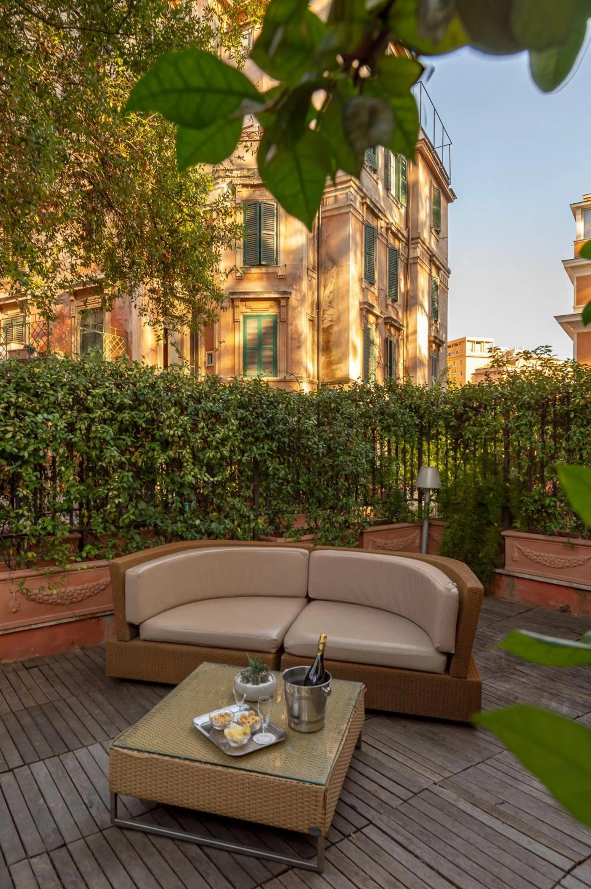 Garden in Hotel Principe Torlonia