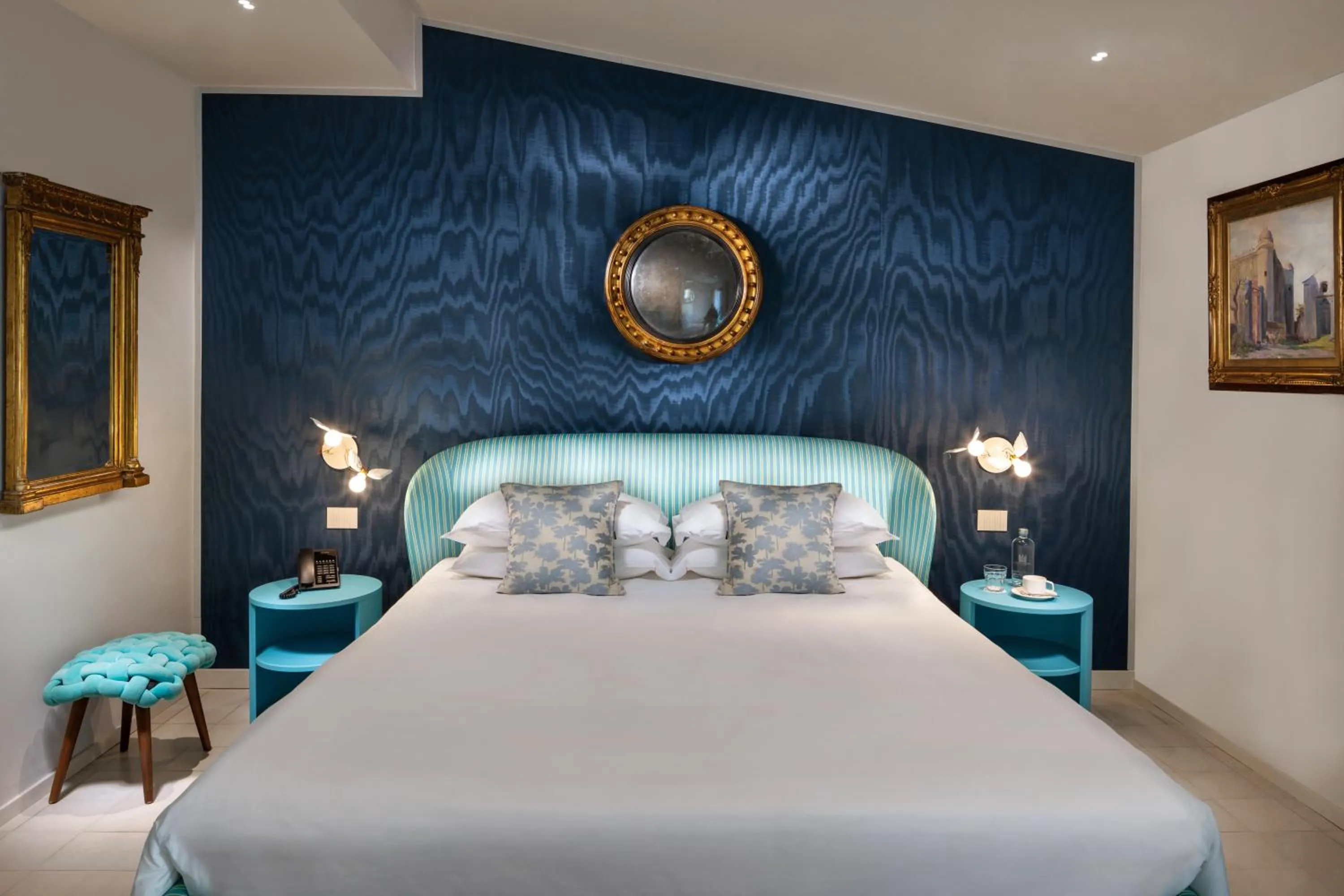 Bed in Hotel Villa Taormina