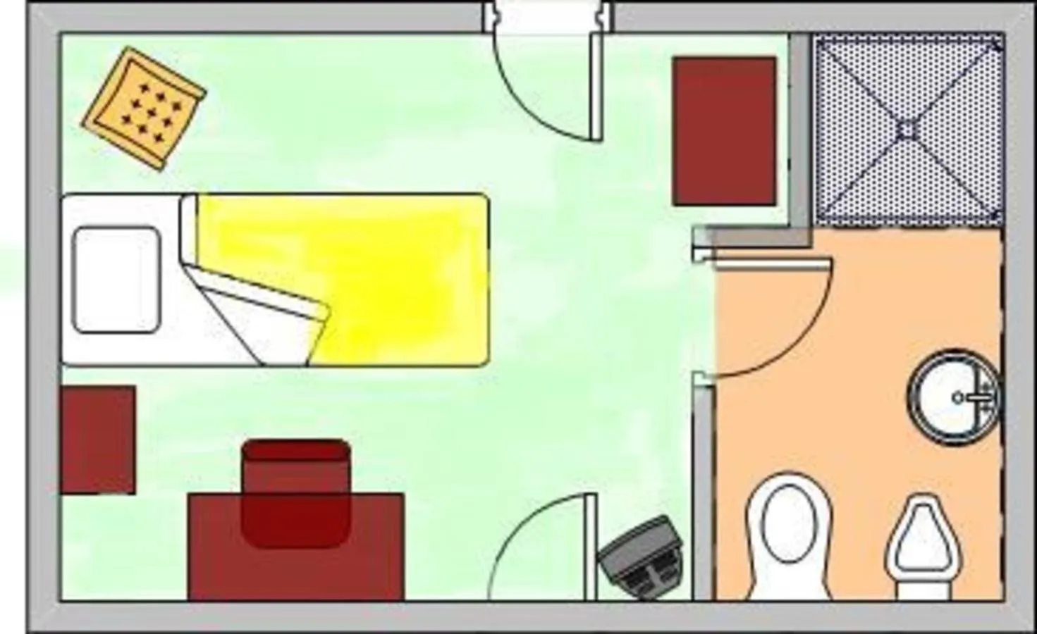 Photo of the whole room in Hotel Conca Verde