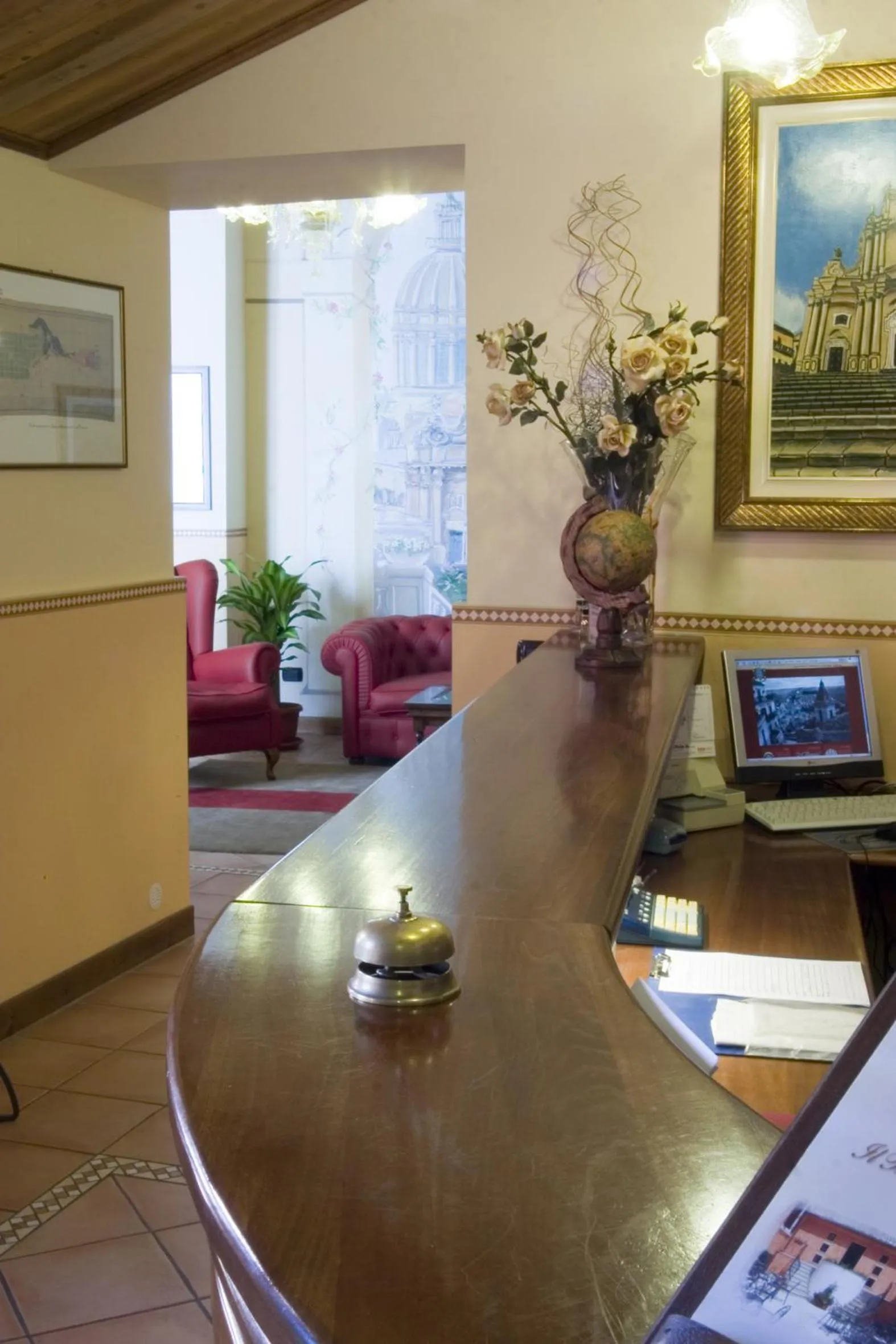 Lobby or reception in Hotel Il Barocco
