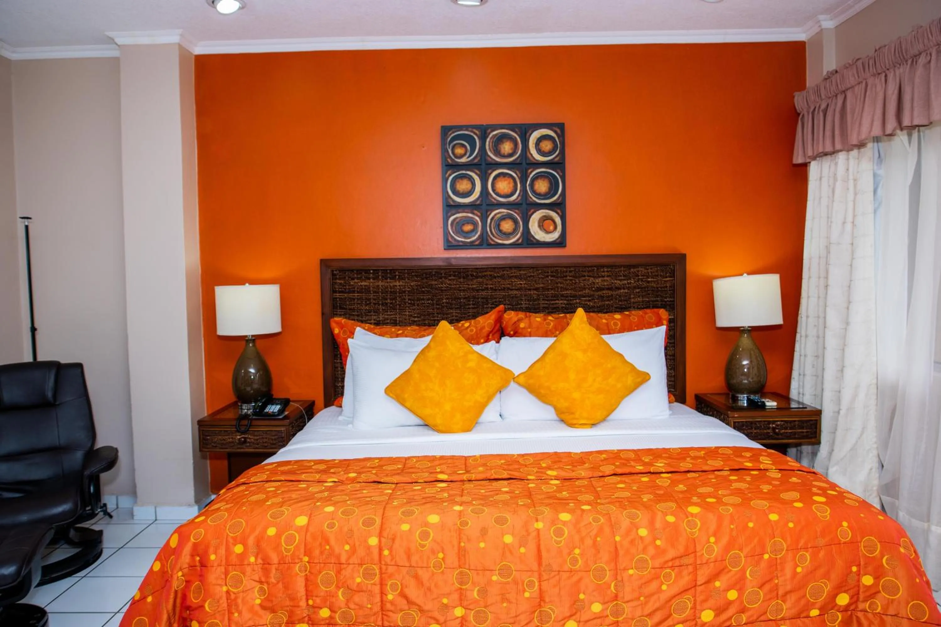 Bed in Aparthotel Guijarros