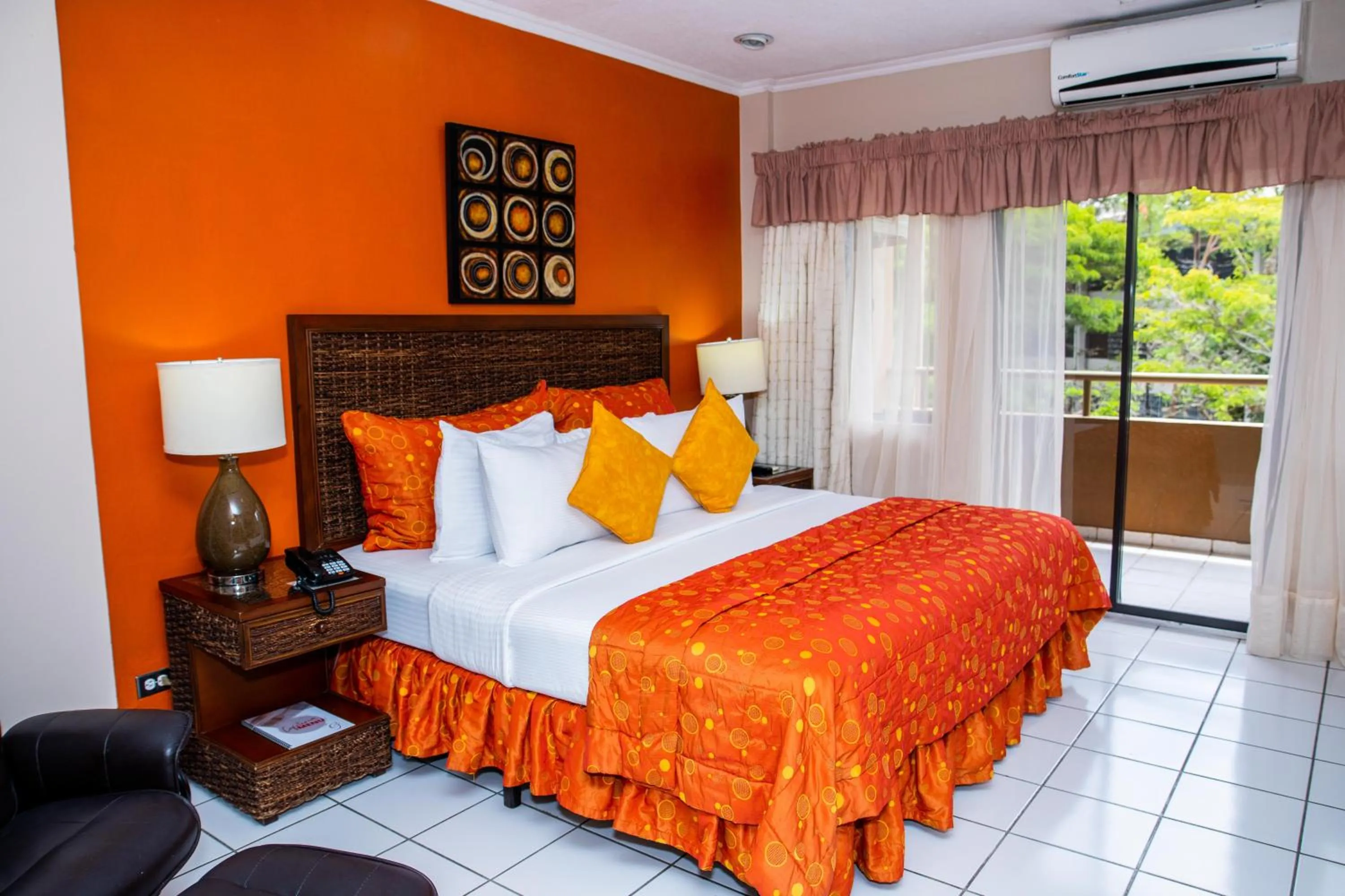 Bed in Aparthotel Guijarros