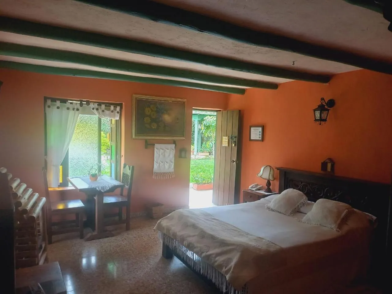 Bed in Hotel Boutique Iguaque Campestre Spa & Ecolodge