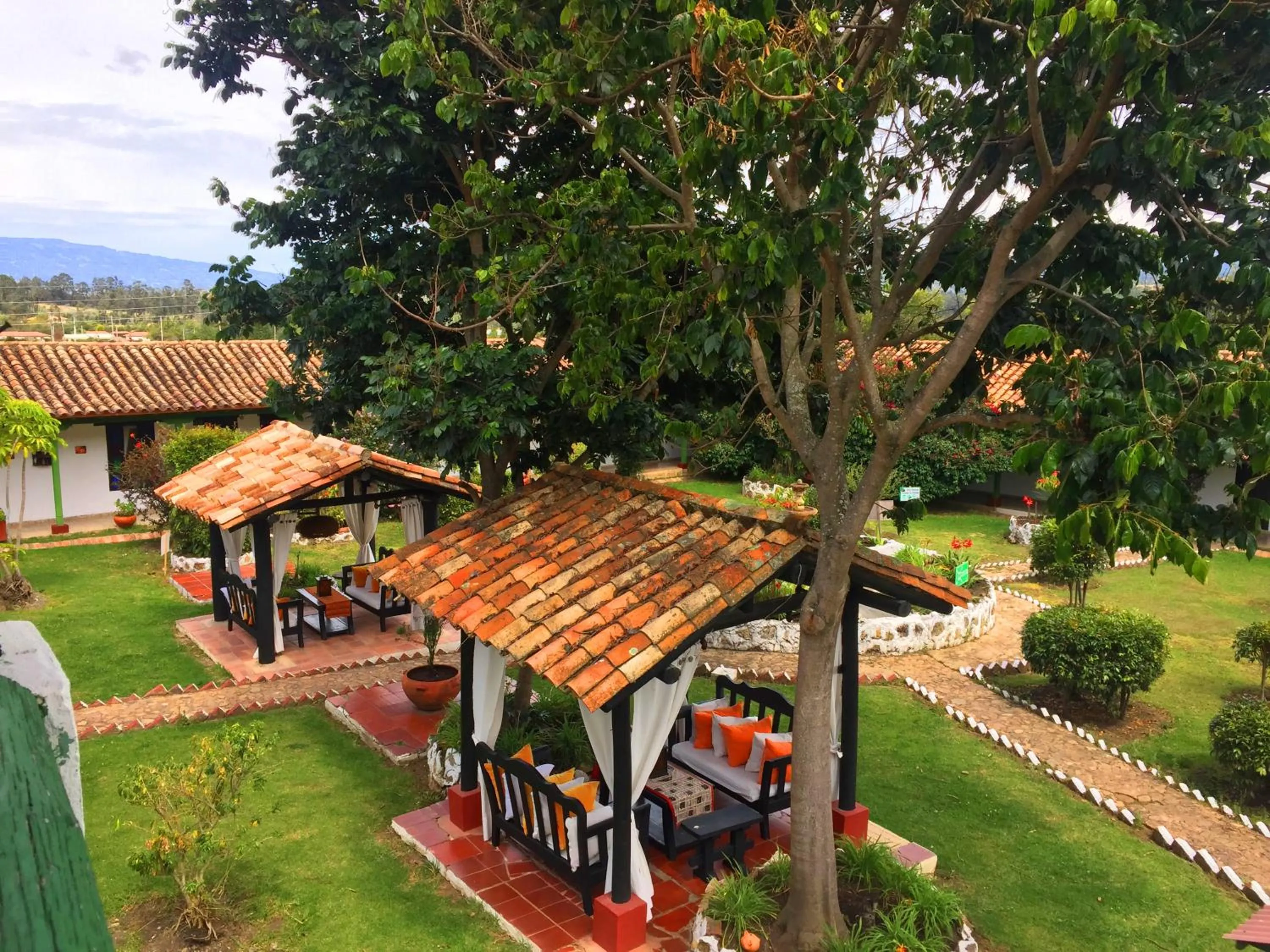 Garden in Hotel Boutique Iguaque Campestre Spa & Ecolodge