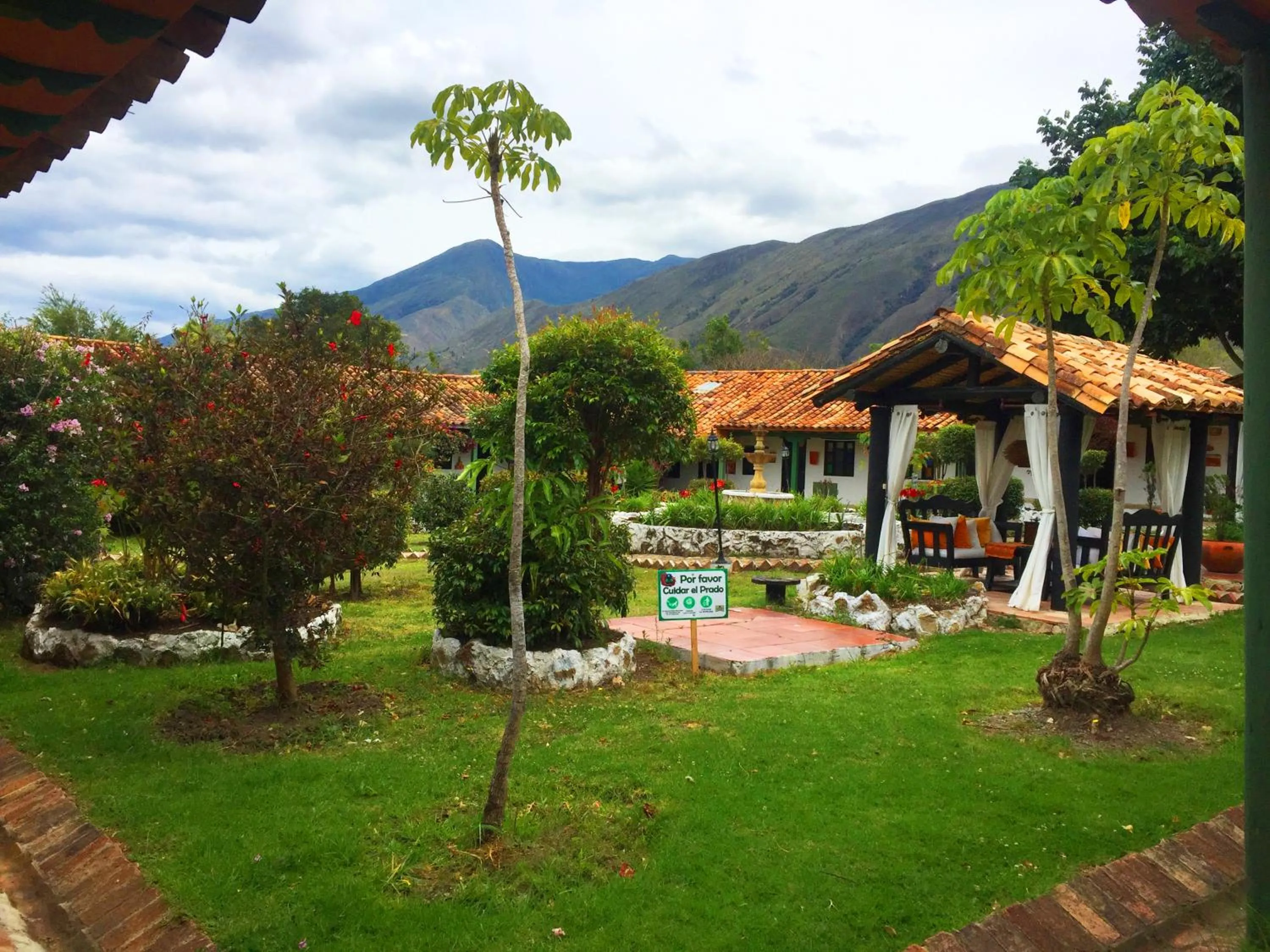 Garden view in Hotel Boutique Iguaque Campestre Spa & Ecolodge