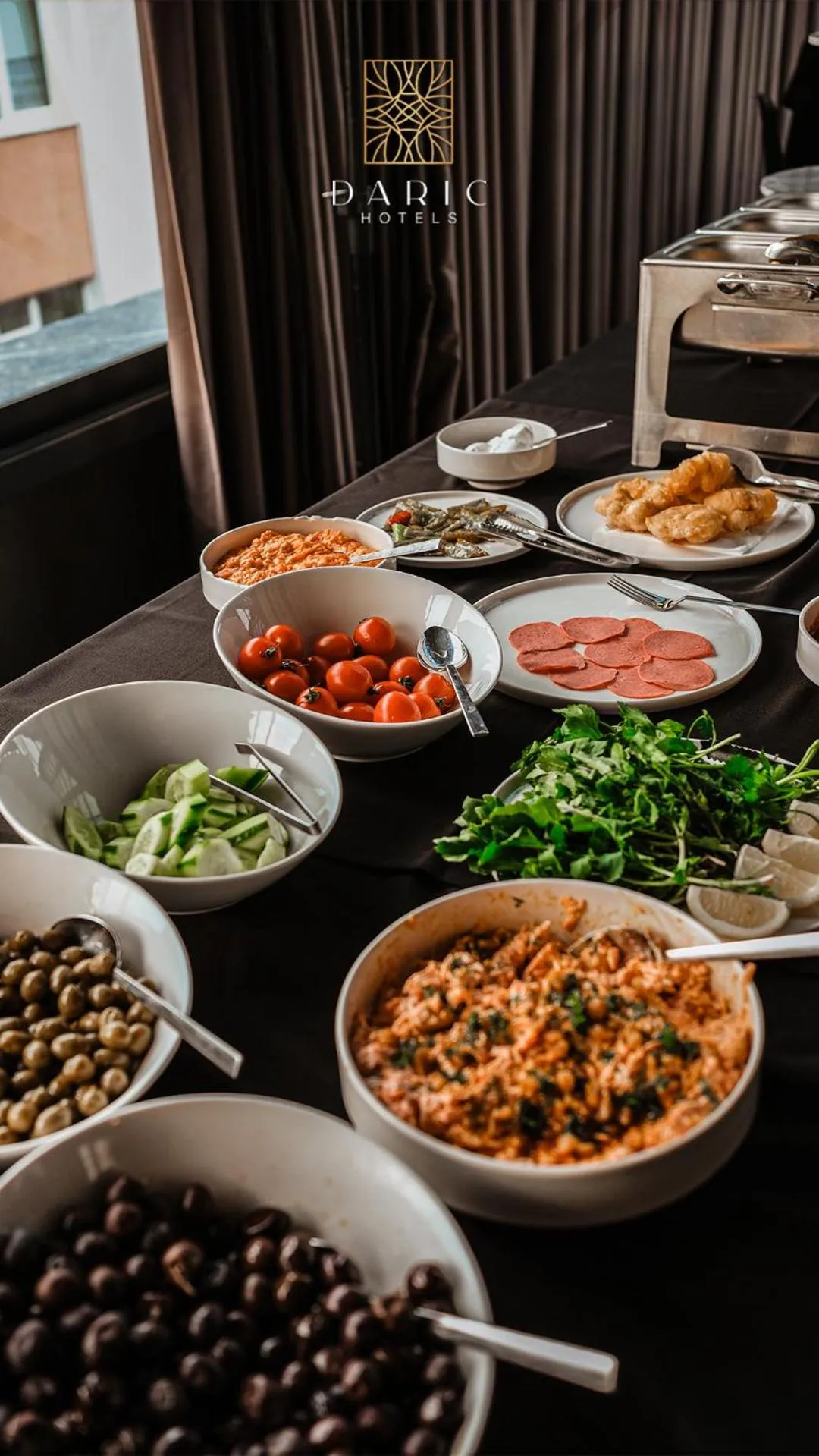 Buffet breakfast in DARIC HOTELS