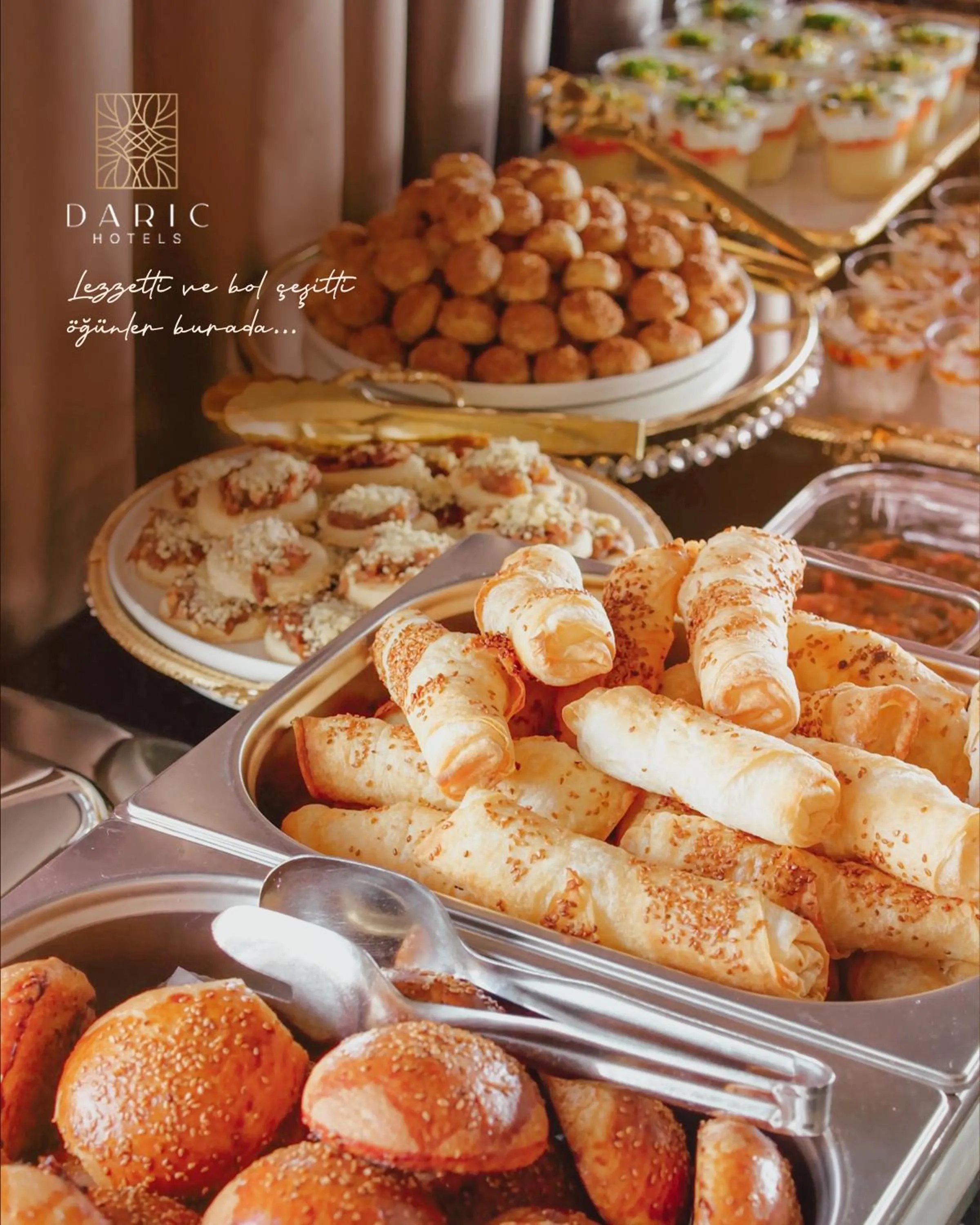 Buffet breakfast in DARIC HOTELS