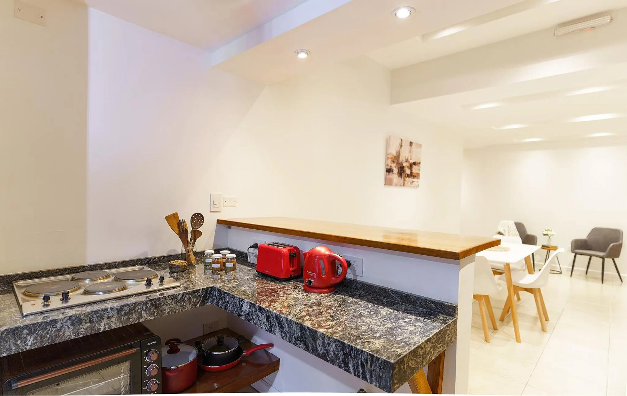 kitchen in Isla Bonita Suites