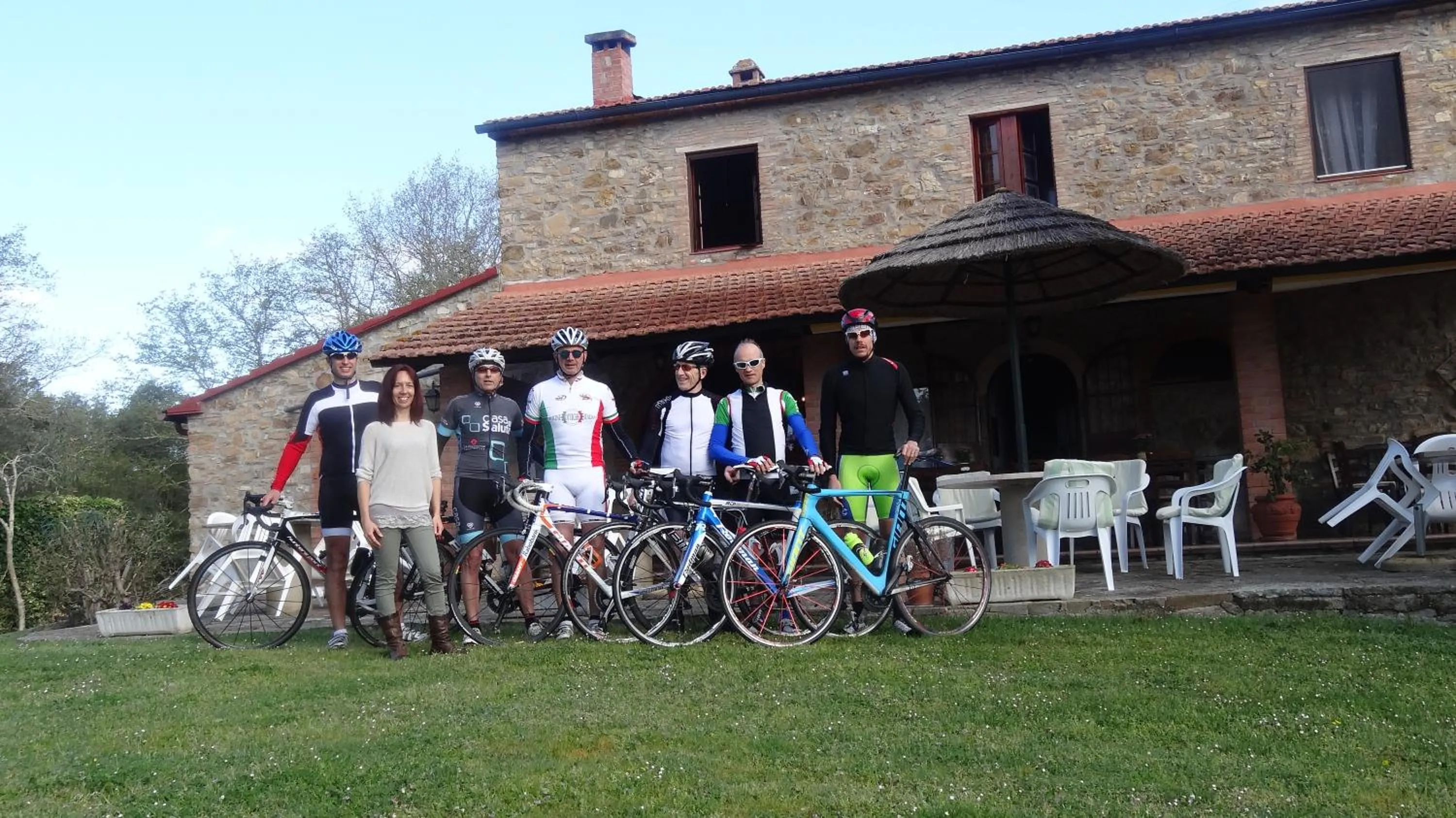 group of guests in Campo Di Carlo