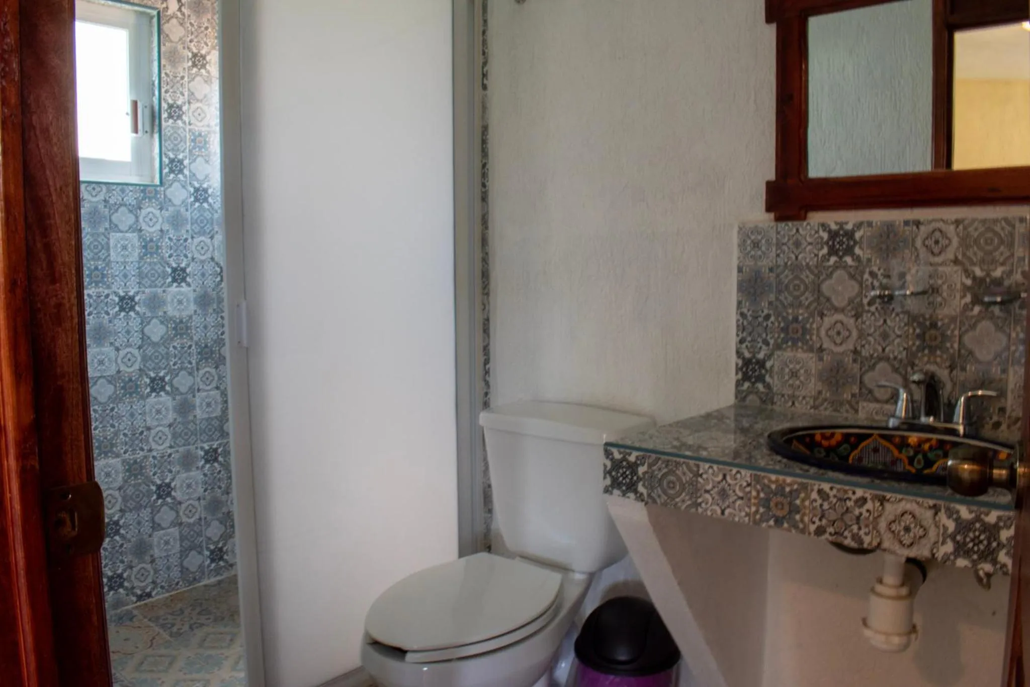 Bathroom in Finca Marix, Villa del Carbón
