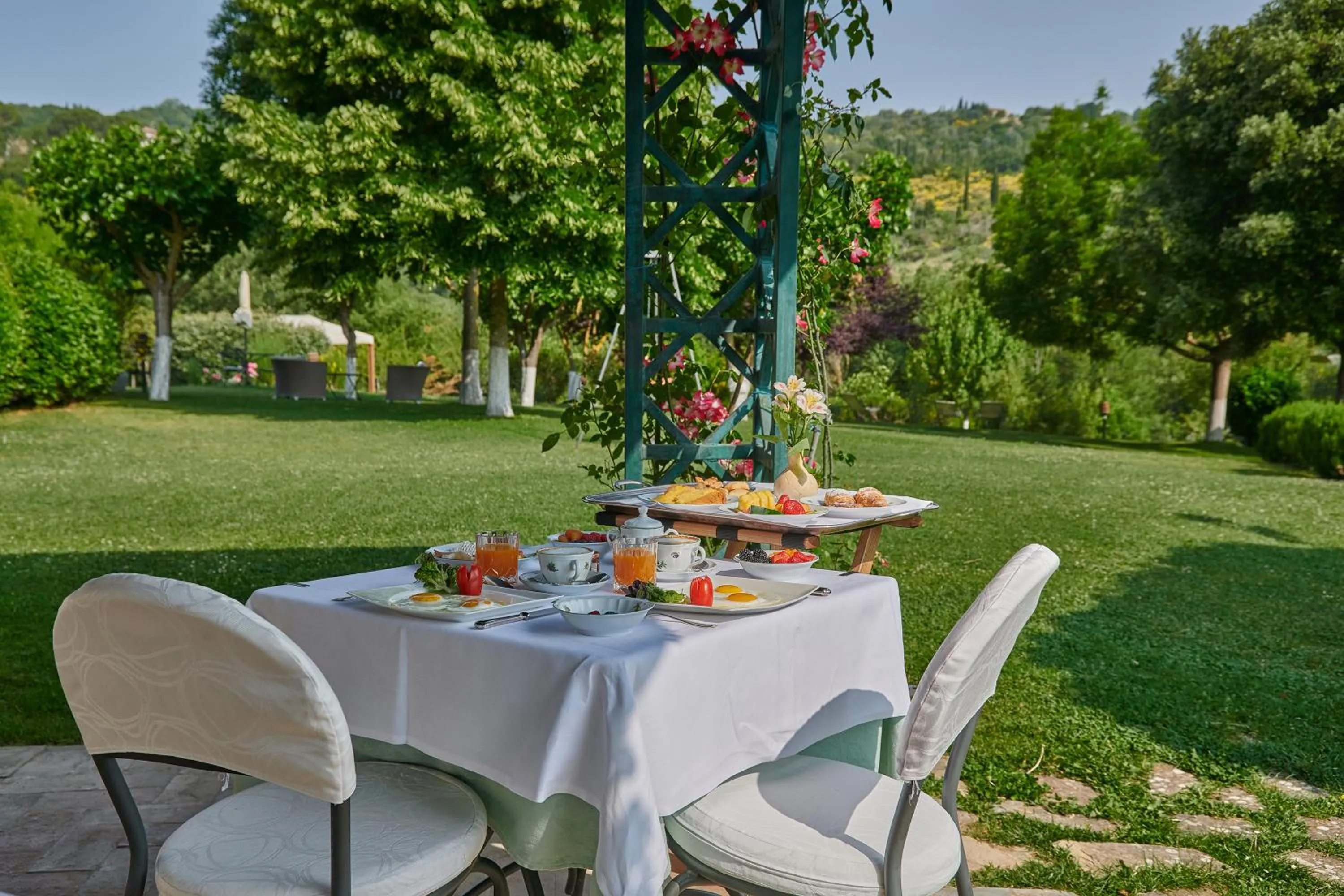 Garden in Relais Osteria Dell'Orcia