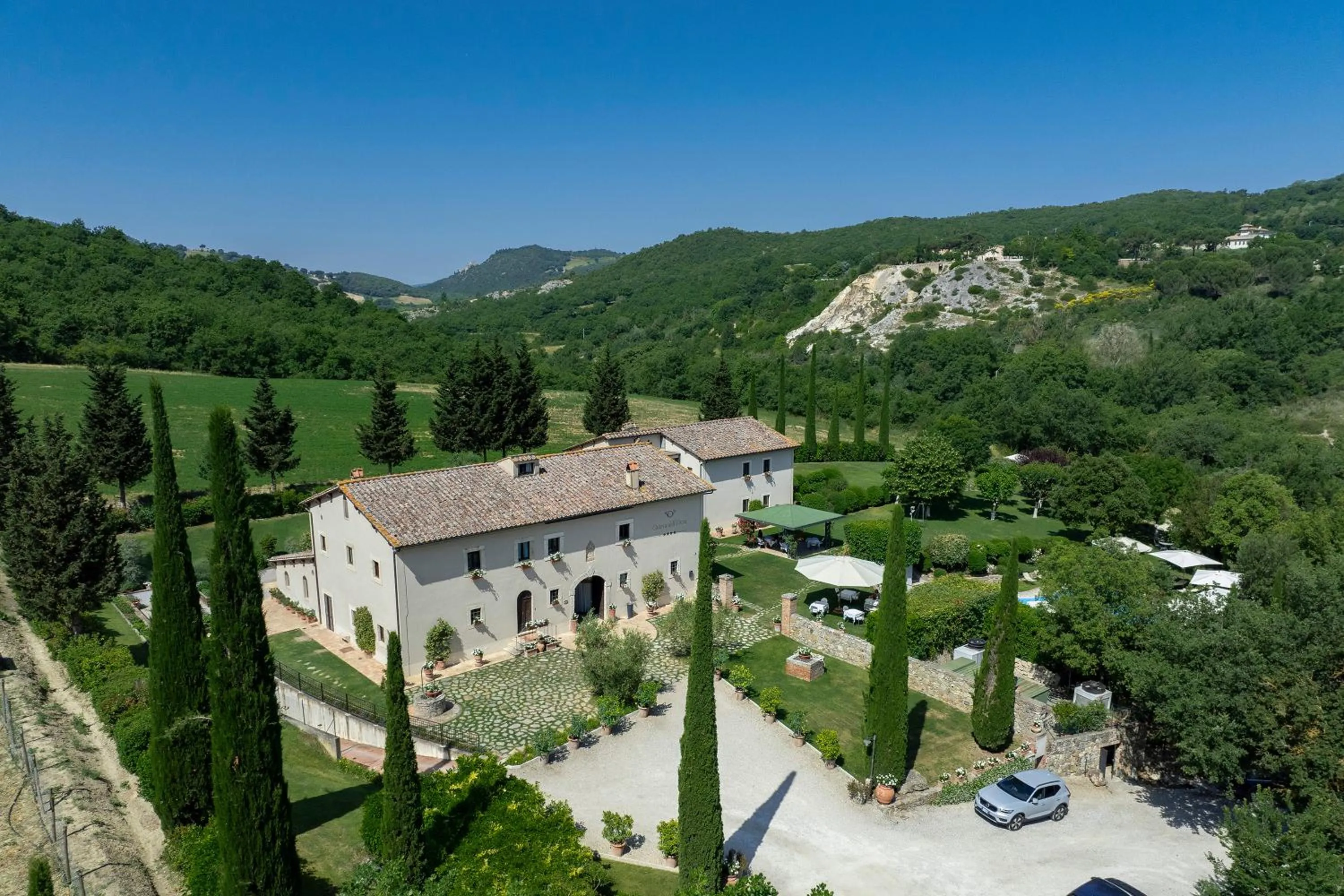 Bird's eye view in Relais Osteria Dell'Orcia
