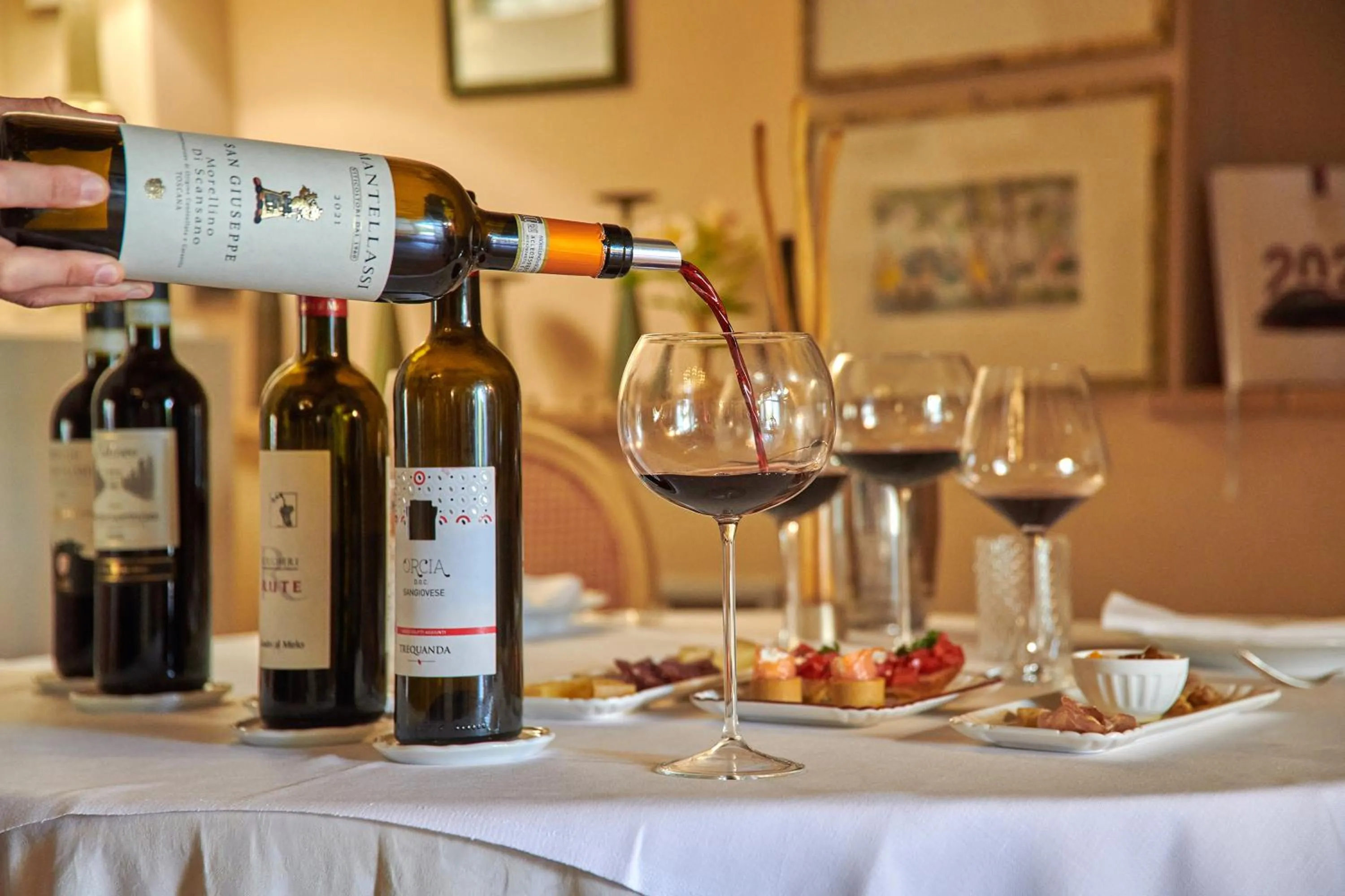 Restaurant/places to eat in Relais Osteria Dell'Orcia