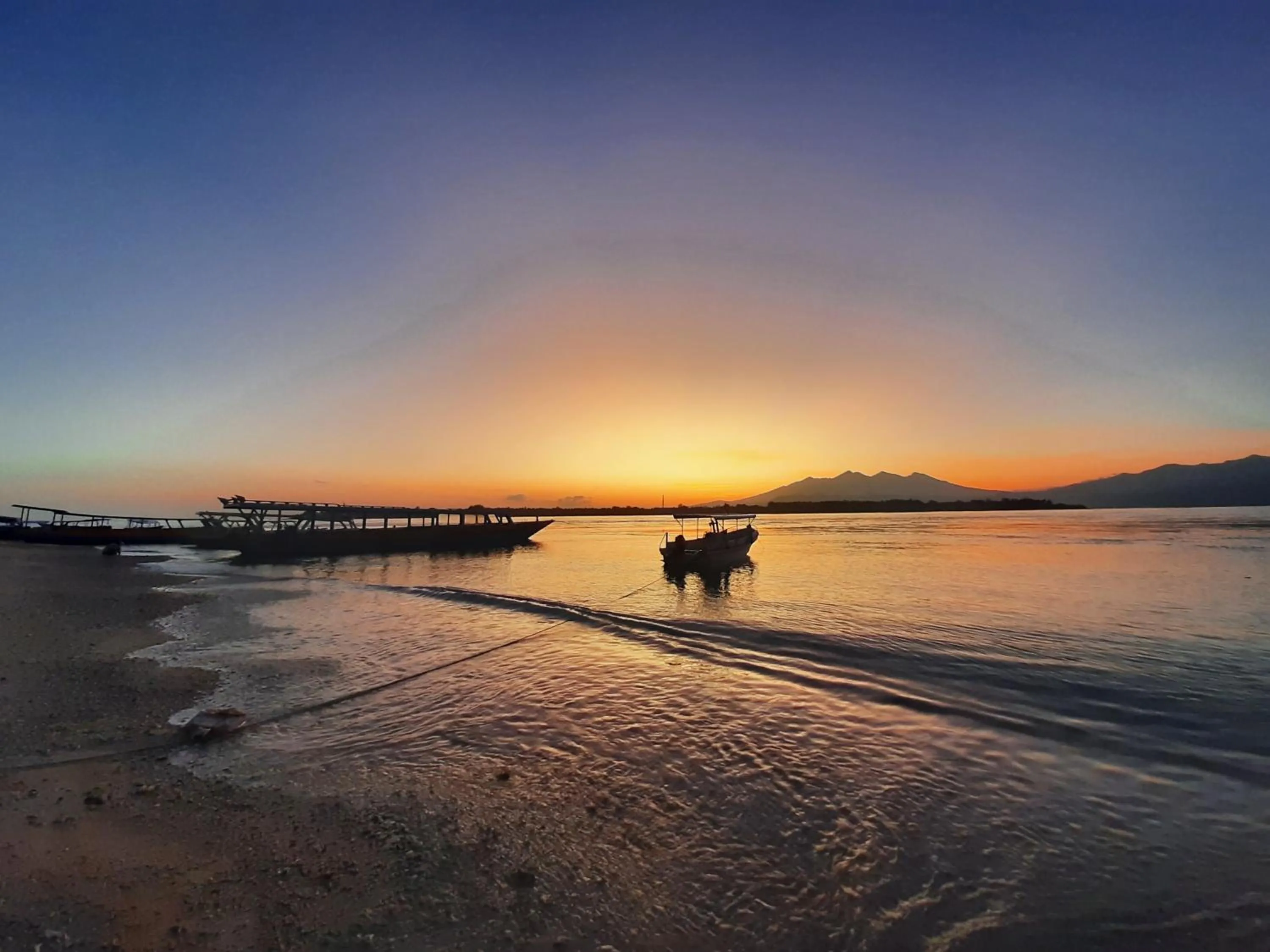 Sea view in Gili Beach Wind