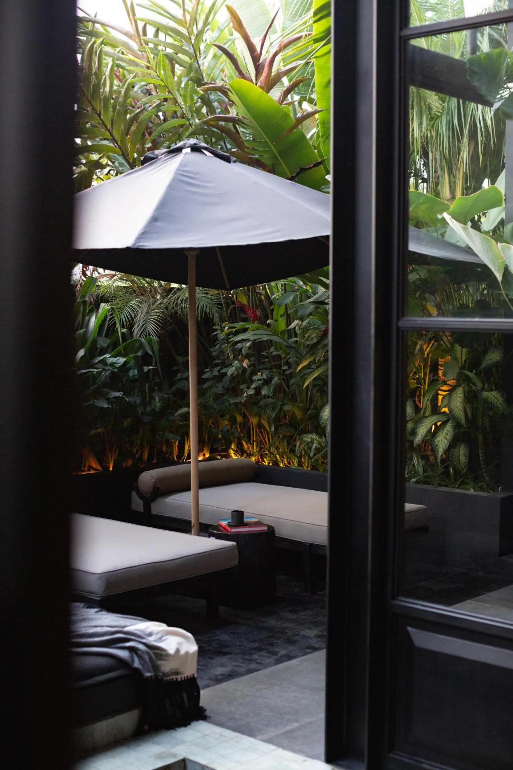 sunbed in The Bohemian Bali, a Member of Design Hotels