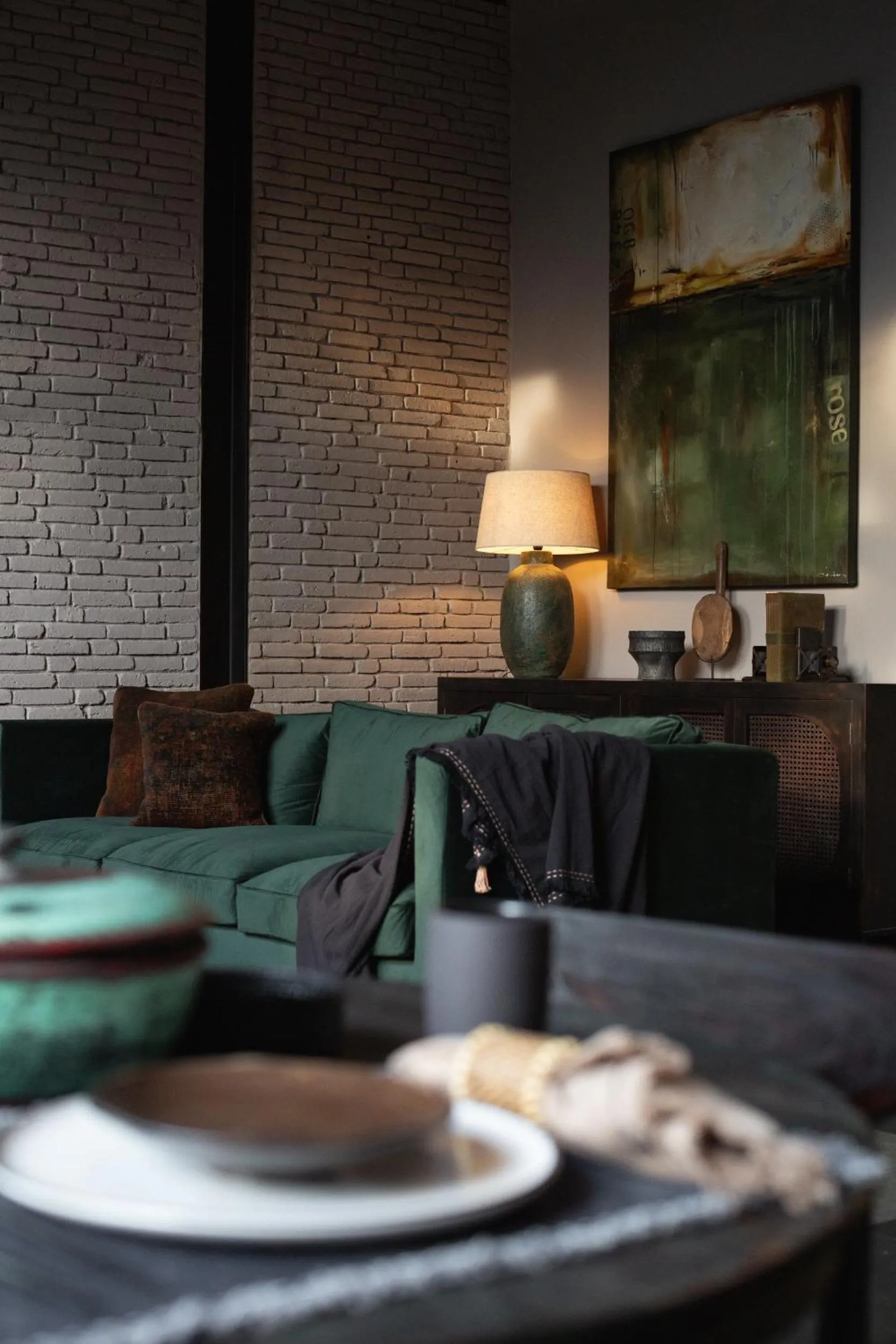 Living room in The Bohemian Bali, a Member of Design Hotels