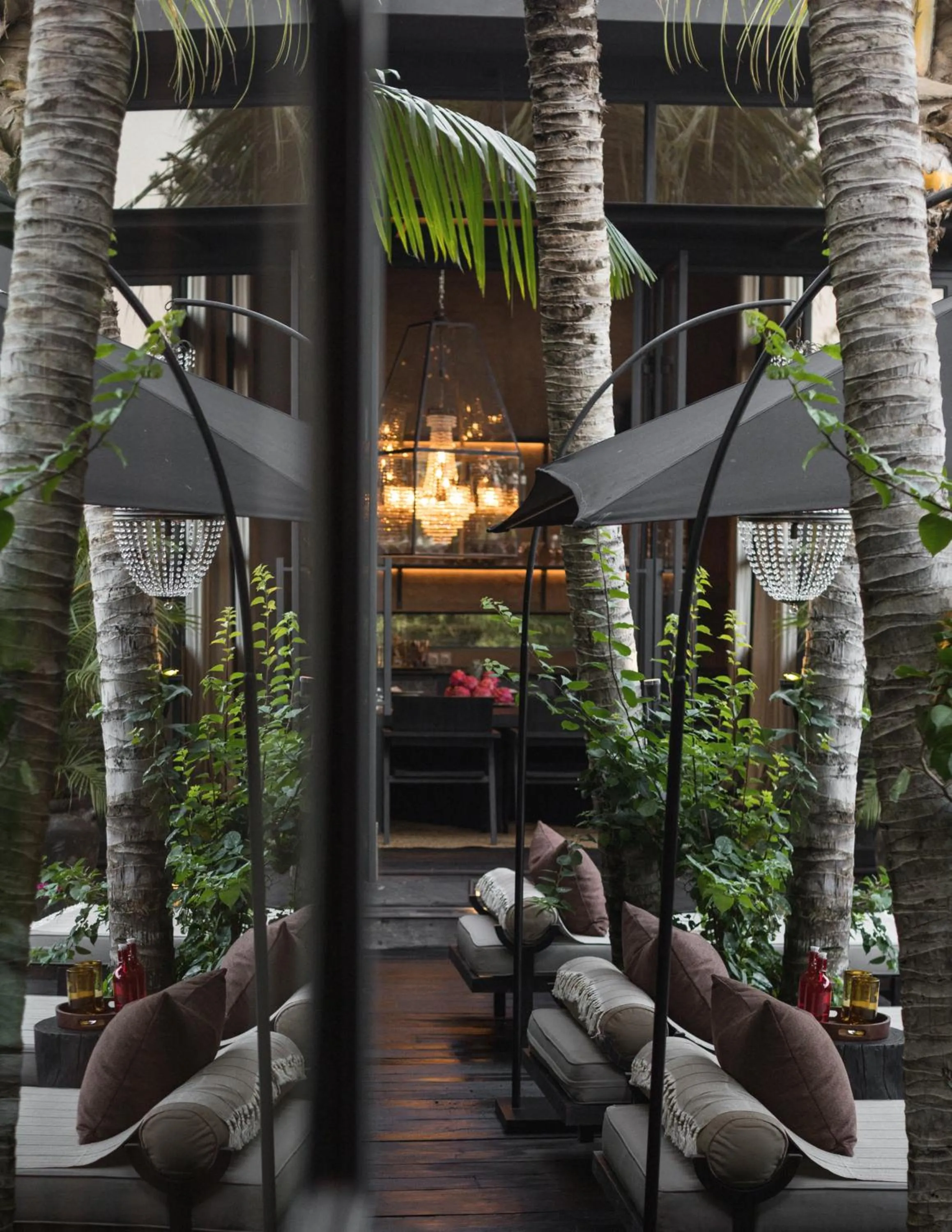 sunbed in The Bohemian Bali, a Member of Design Hotels