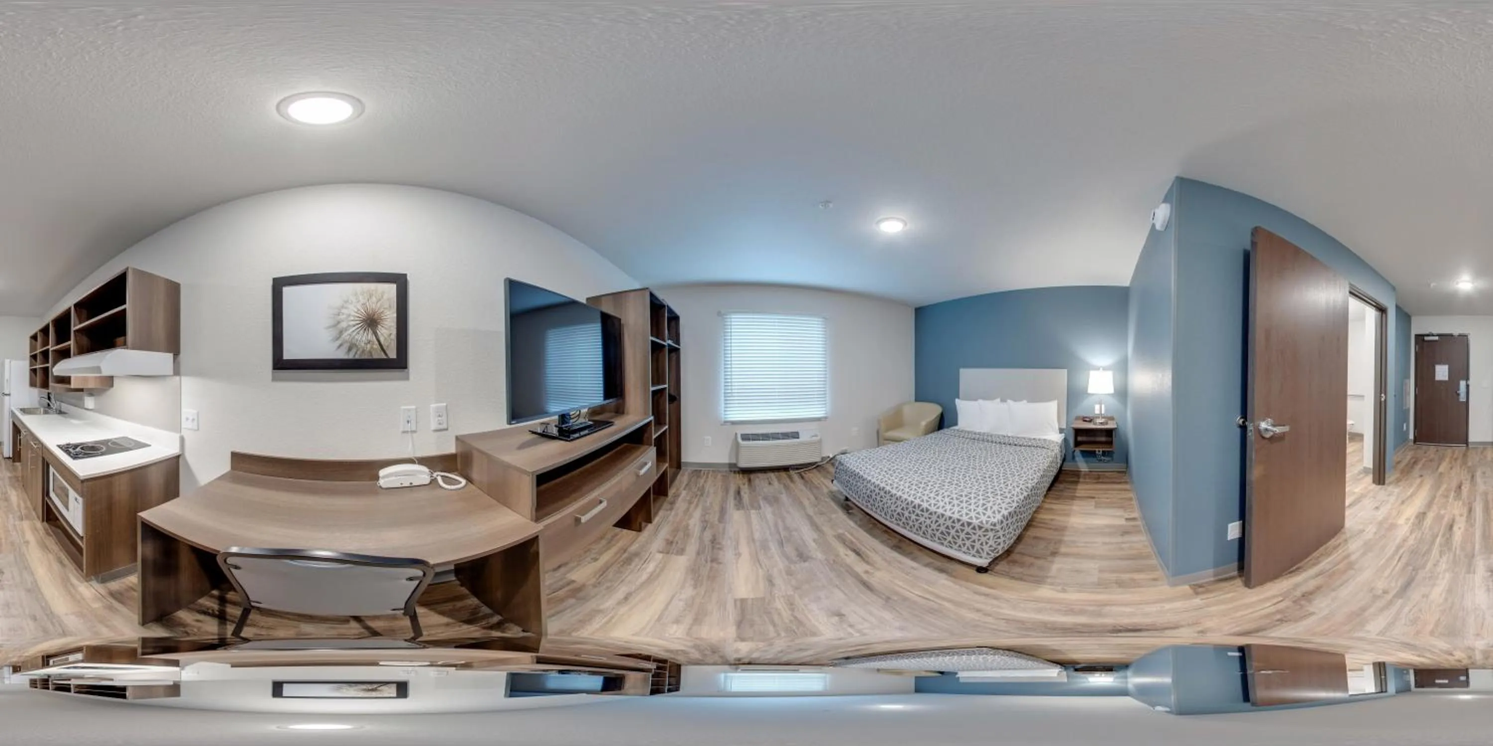 Bed in WoodSpring Suites South Brunswick - Princeton