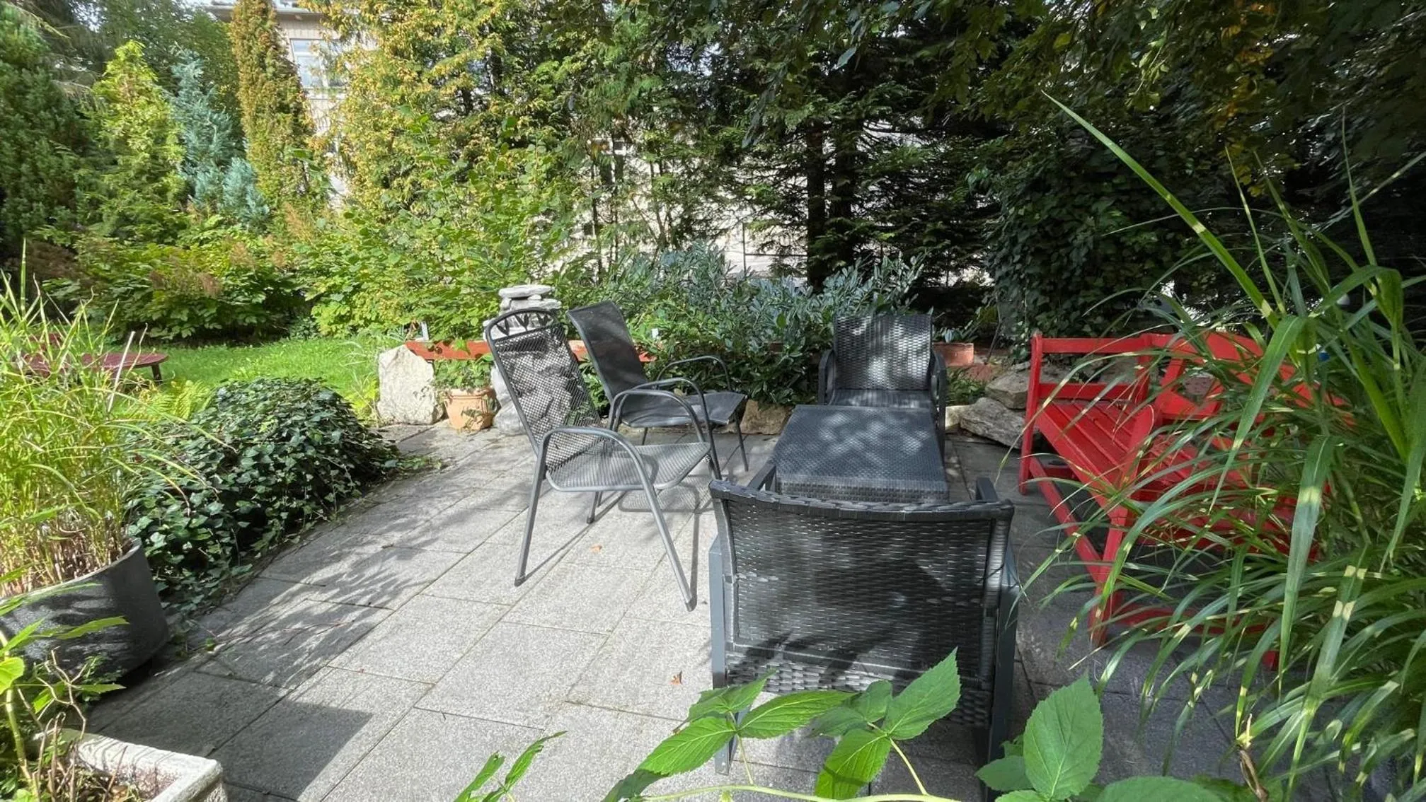 Garden in Hotel Paidion