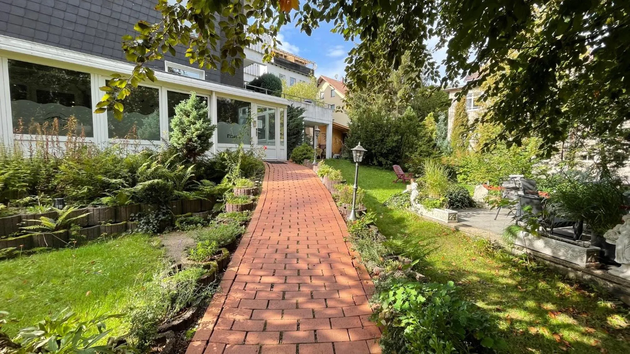 Garden in Hotel Paidion