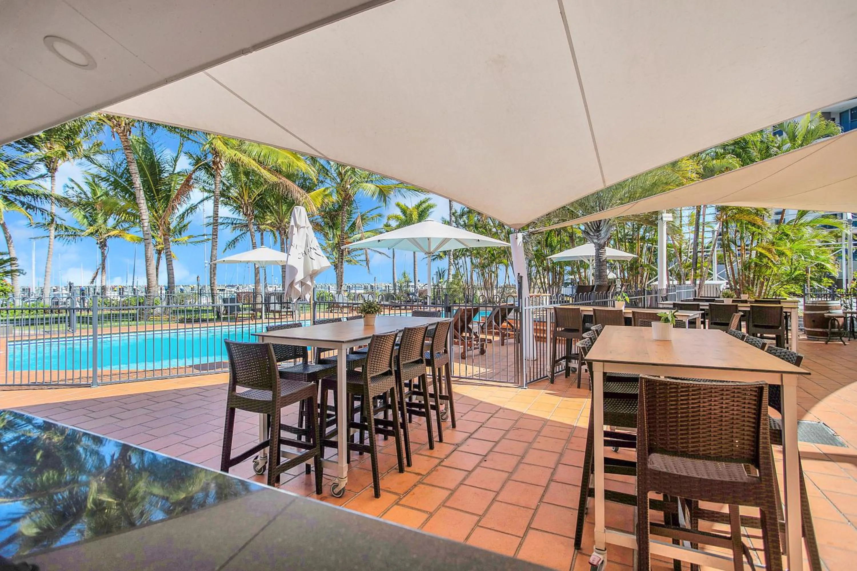 Patio in Mantra Mackay